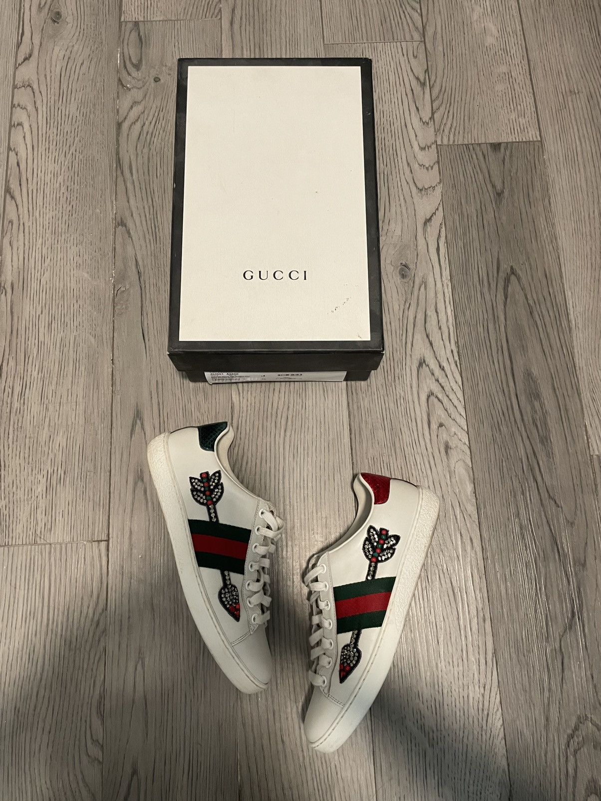 Gucci Gucci arrow sneakers Size US 5.5 / IT 35.5 - 1 Thumbnail