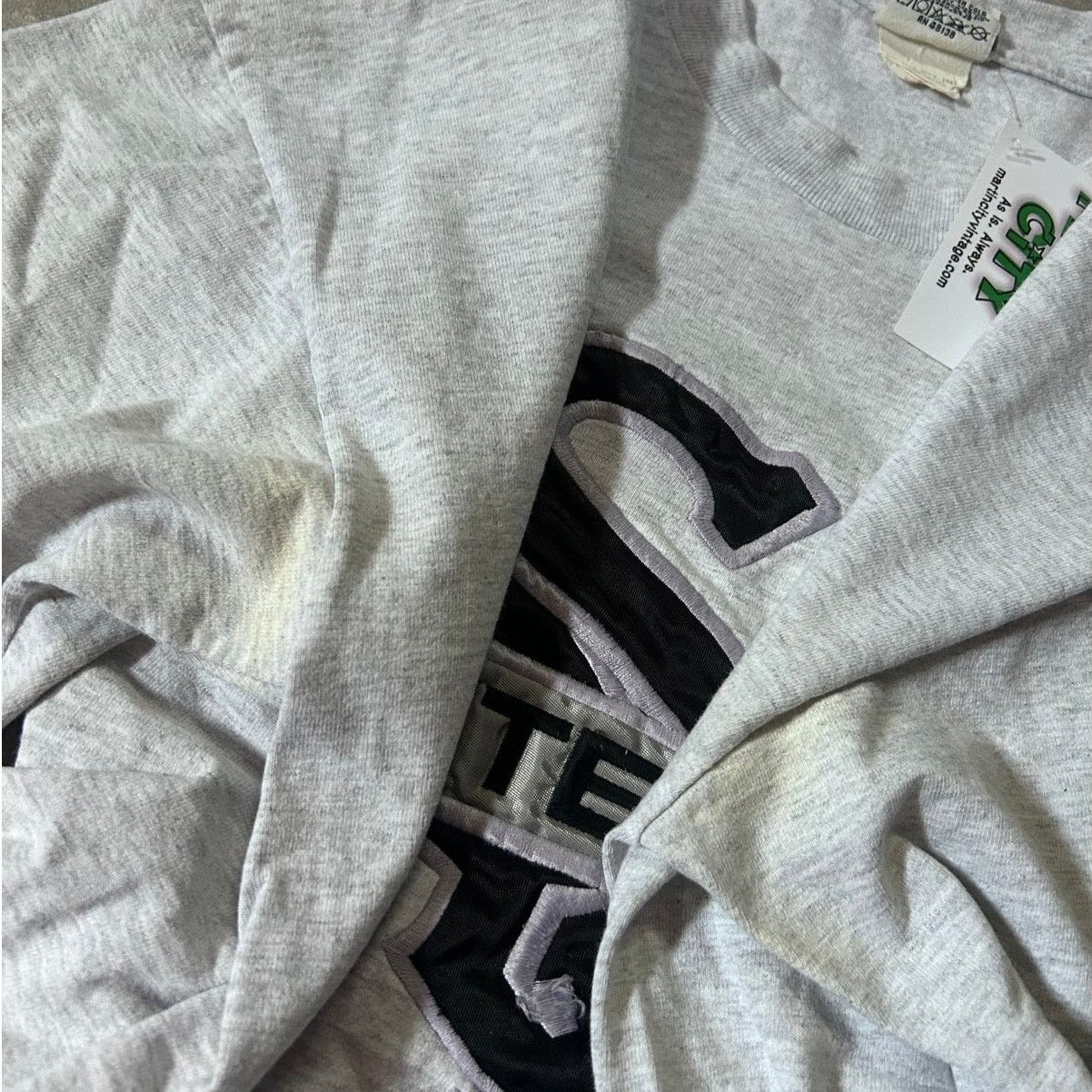 Nutmeg 90's Vintage White Sox Embroidered Logo Grey T-Shirt -XL Size US XL / EU 56 / 4 - 5 Thumbnail