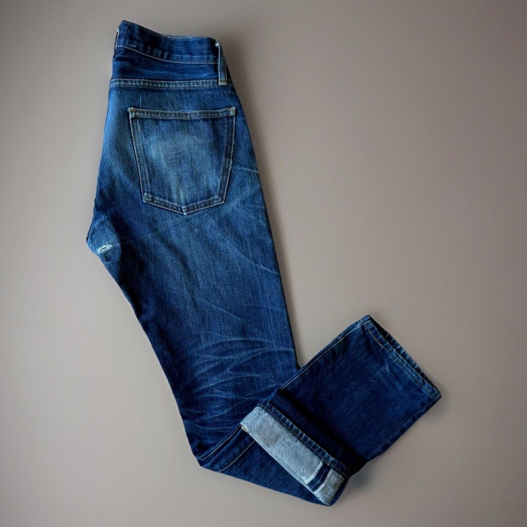 Taylor Stitch Taylor Stitch Jeans 30 Blue Dark Wash Slim Denim Jeans Mens Small/Regular 30x28.5 Streetwear Western USA Vintage? Size US 30 / EU 46 - 2 Thumbnail