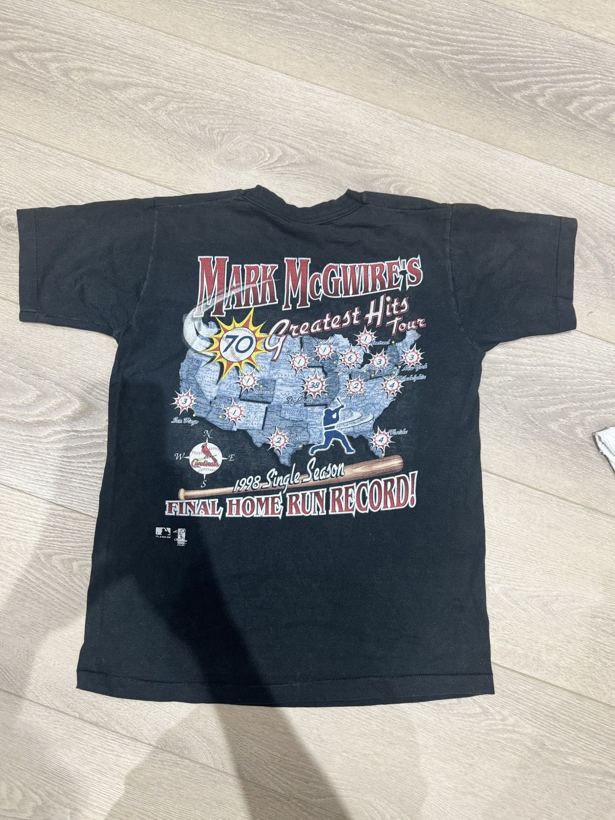 Vintage Vintage Mark McGwire Home Run Tee Size US M / EU 48-50 / 2 - 9 Thumbnail