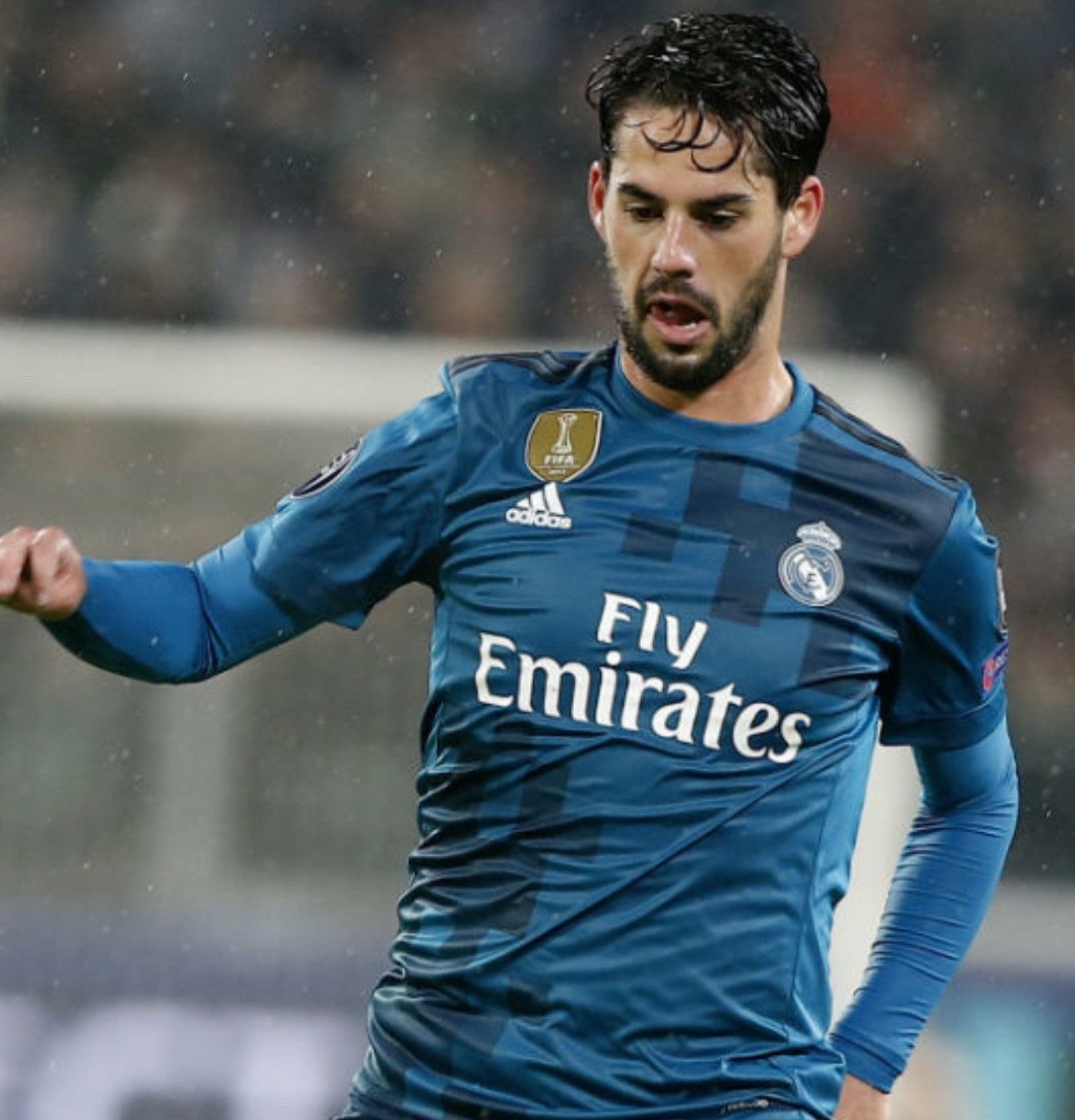 Adidas Real Madrid 17/18 C/L third away shirt #22 Isco Size US M / EU 48-50 / 2 - 12 Thumbnail