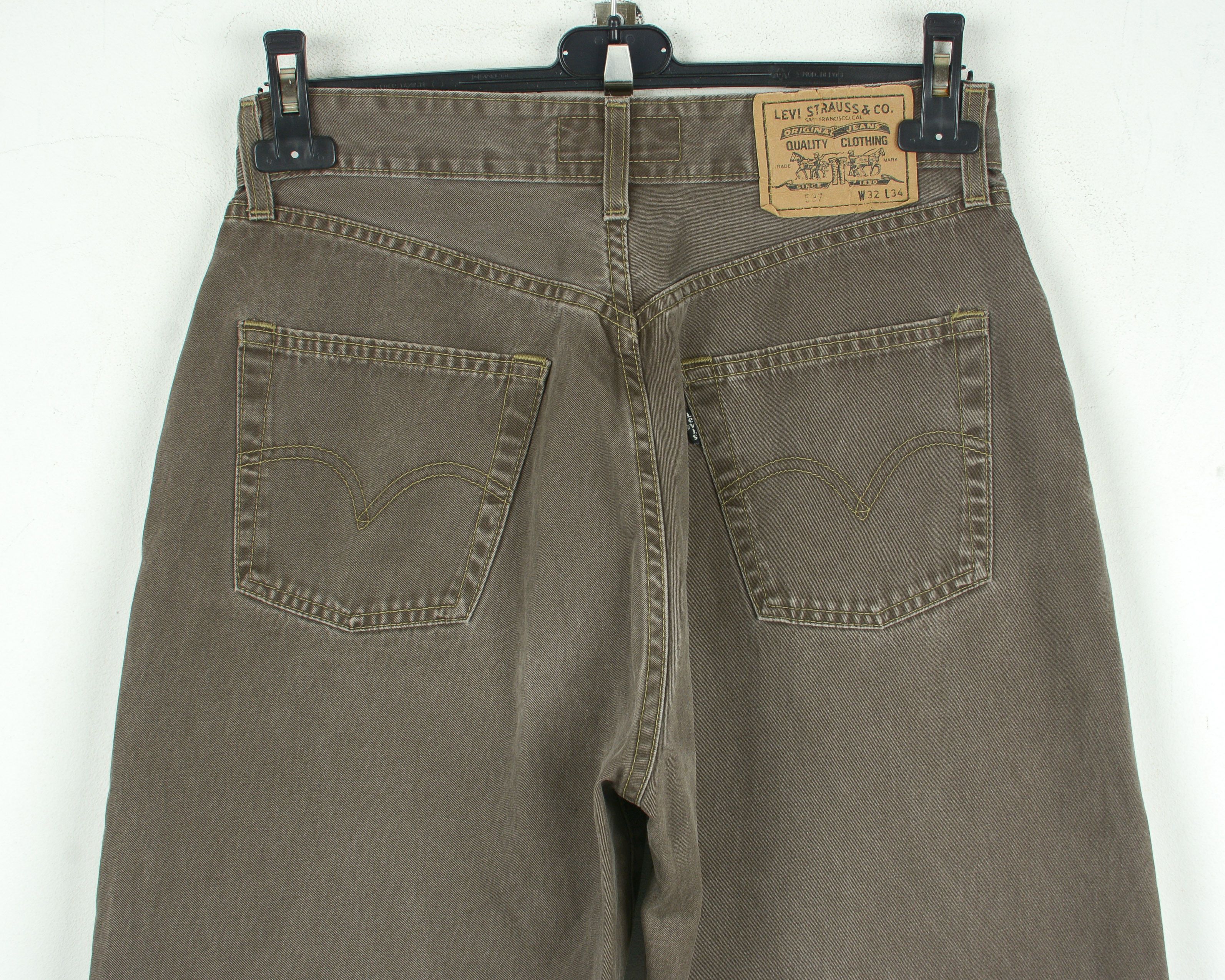 Levi's 537 Men W32 L32 Regular Straight Made in Italy Pants Trouser Size US 32 / EU 48 - 10 Thumbnail