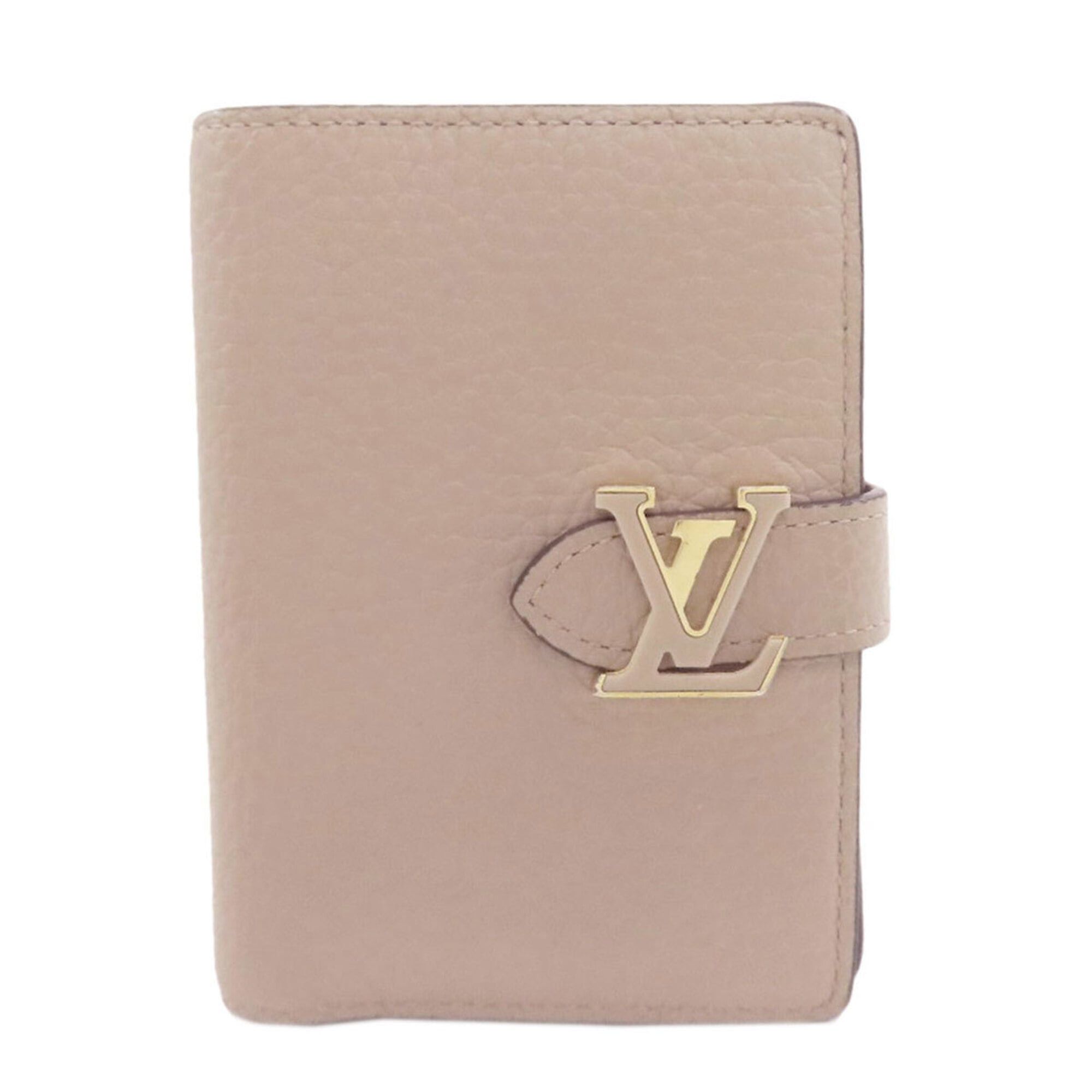 Louis Vuitton Louis Vuitton M82198 Vertical Wallet Compact Bi-fold Taurillon Leather Women's LOUIS VUITTON Size ONE SIZE - 1 Thumbnail