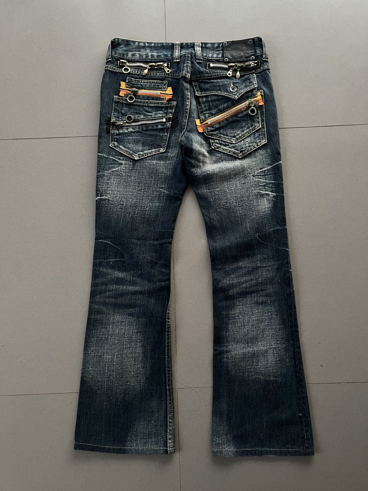 Isamu Katayama Backlash JAPANESE FLARE PANTS LOTS OF ZIPPERS SEMANTIC DESIGN VKEI Size US 30 / EU 46 - 1 Thumbnail
