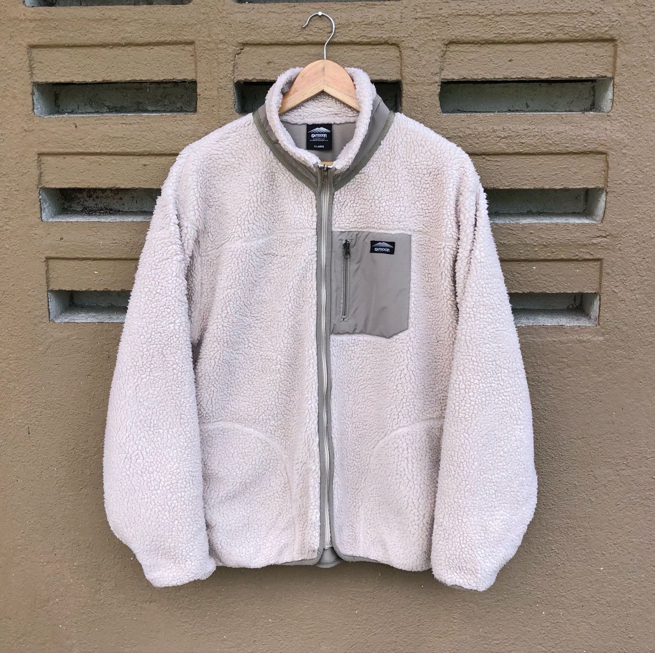 Japanese Brand Outdoor Products Sherpa Fleece Arrak Outdoor Jacket Size US XL / EU 56 / 4 - 6 Thumbnail