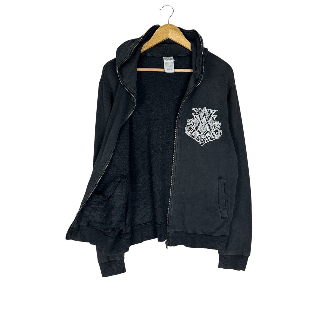 RVCA RVCA SKATEBOARD ZIPPER HOODIE SWEATSHIRT Size US M / EU 48-50 / 2 - 6 Thumbnail