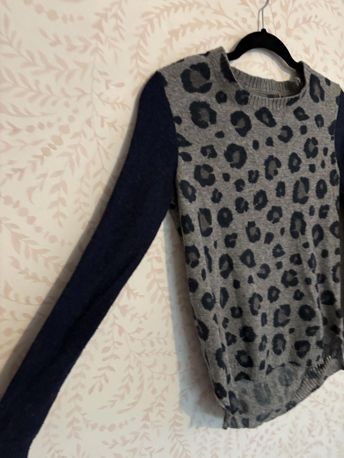 Designer Gossip Girl Rebecca Taylor leopard print sweater S Cashmere Size S / US 4 / IT 40 - 5 Thumbnail