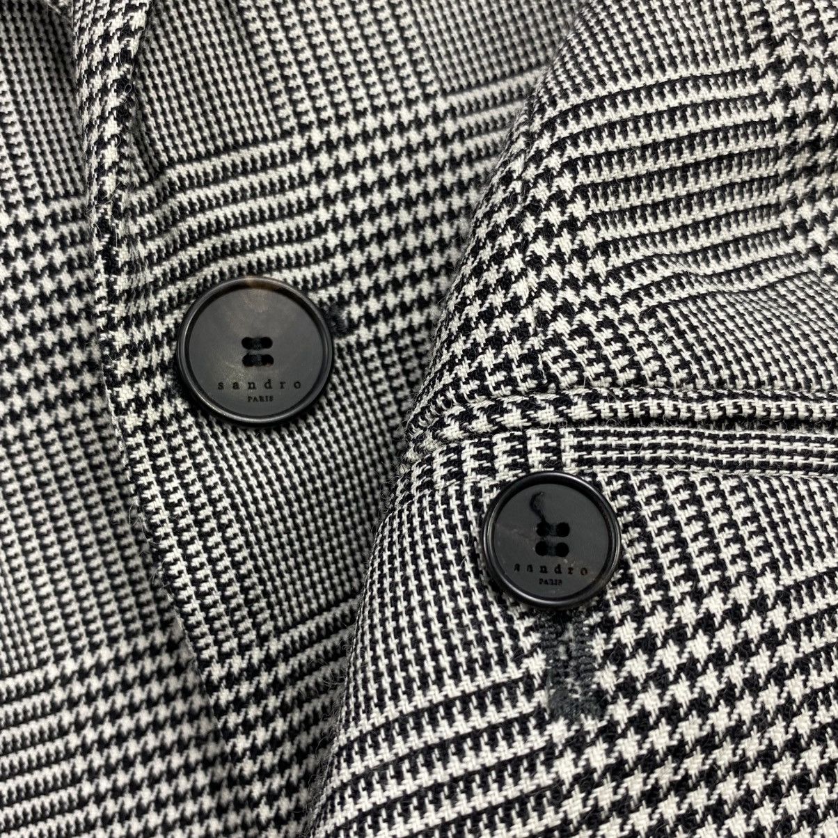 Sandro Houndstooth Check Suit Size 36R - 8 Thumbnail