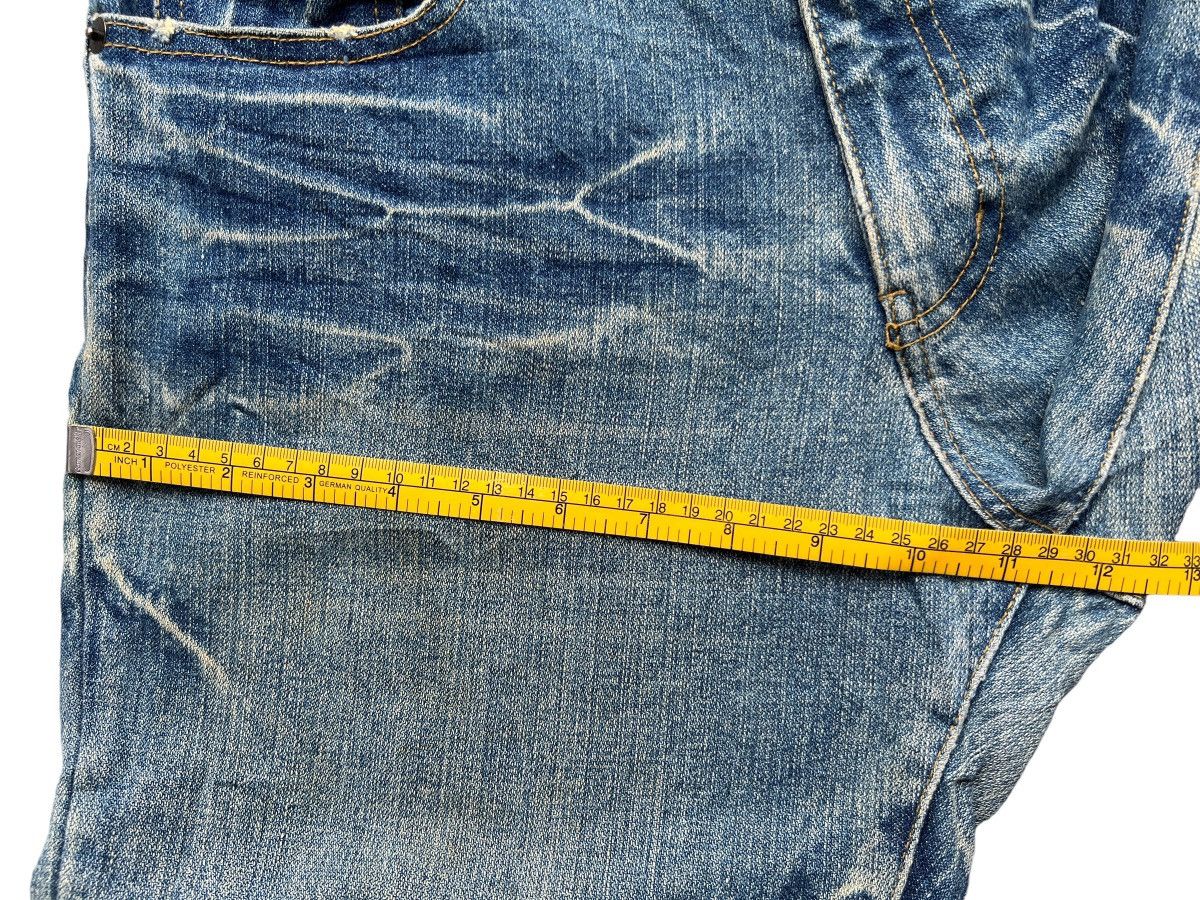 Other Peace Spellout Japanese Distressed Denim Jeans 33x29 Size US 33 - 16 Thumbnail