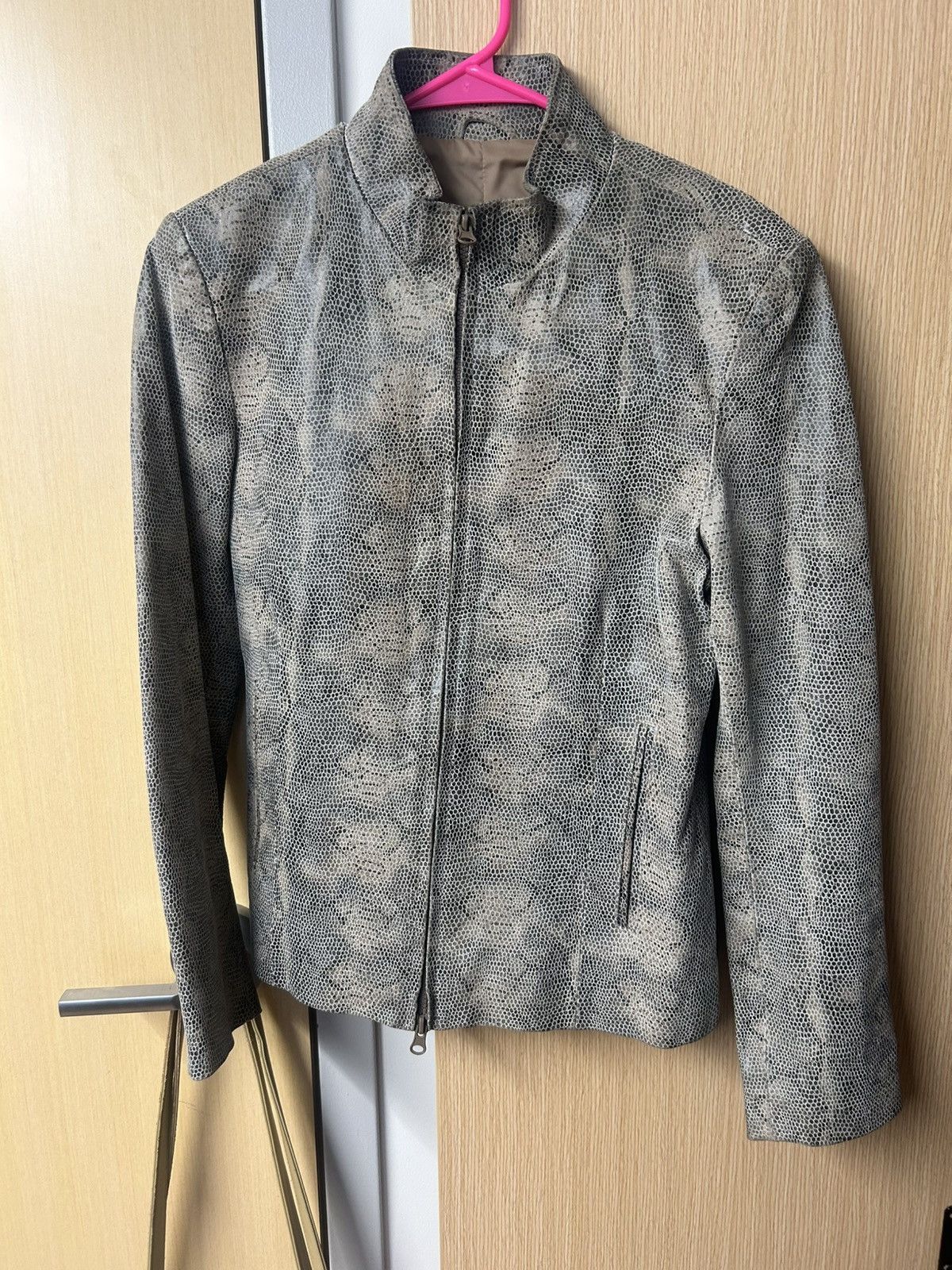 Japanese Brand × Vintage Snakeskin leather jacket Size US S / EU 44-46 / 1 - 7 Thumbnail