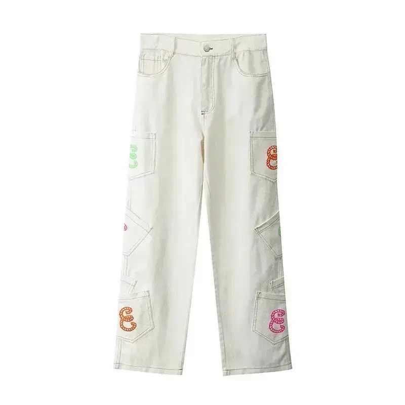 Japanese Brand Retro hip hop streetwear straight pants jeans Size US 32 / EU 48 - 2 Thumbnail