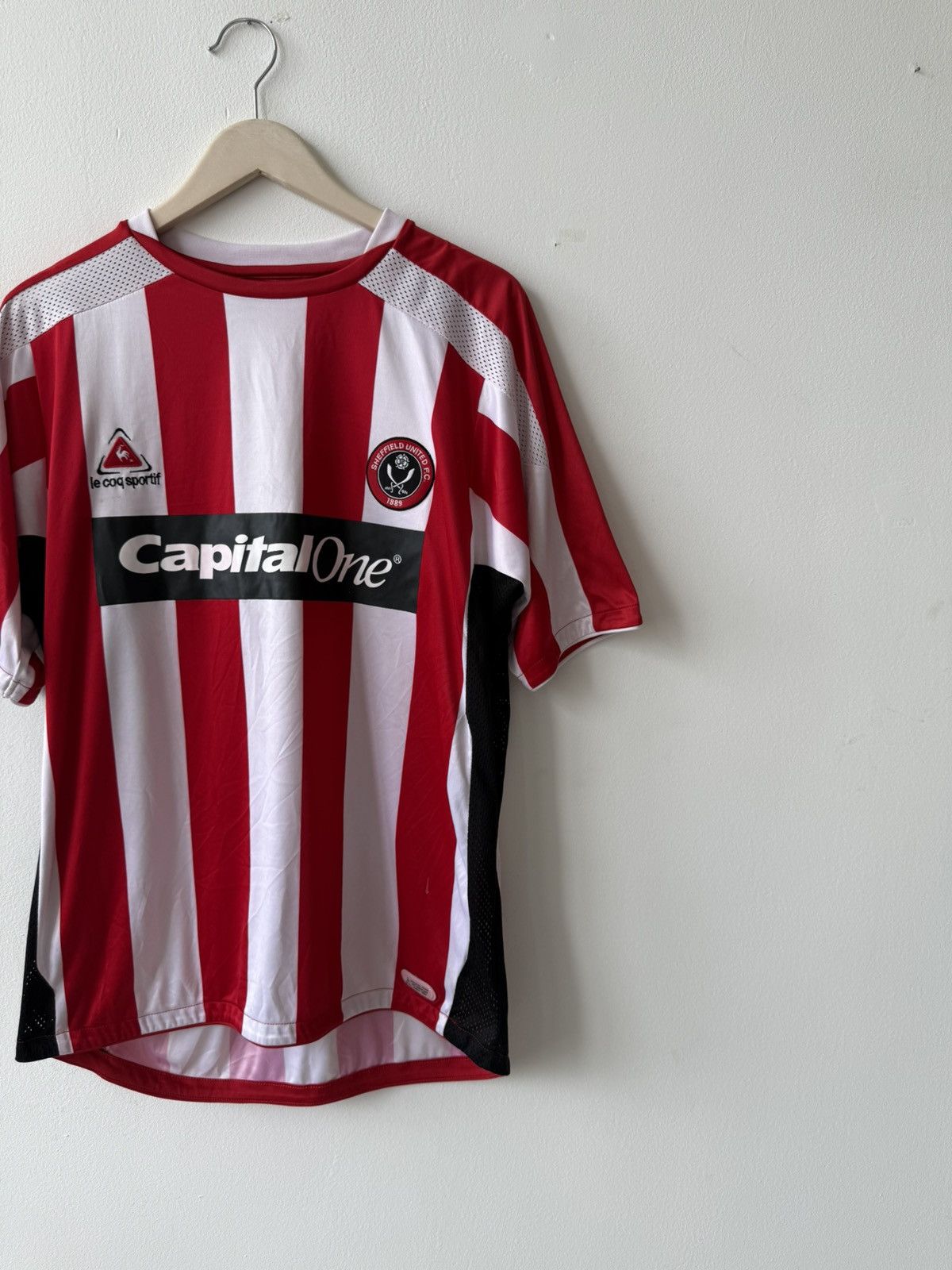 Le Coq Sportif × Vintage Le Coq Sportif Sheffield United 2007/2008 Home Jersey Size US L / EU 52-54 / 3 - 3 Thumbnail