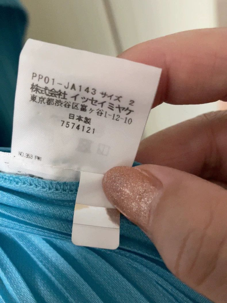 Issey Miyake Issey Miyake size:2 Sky-blue cheongsong-style dress Size L / US 10 / IT 46 - 4 Thumbnail
