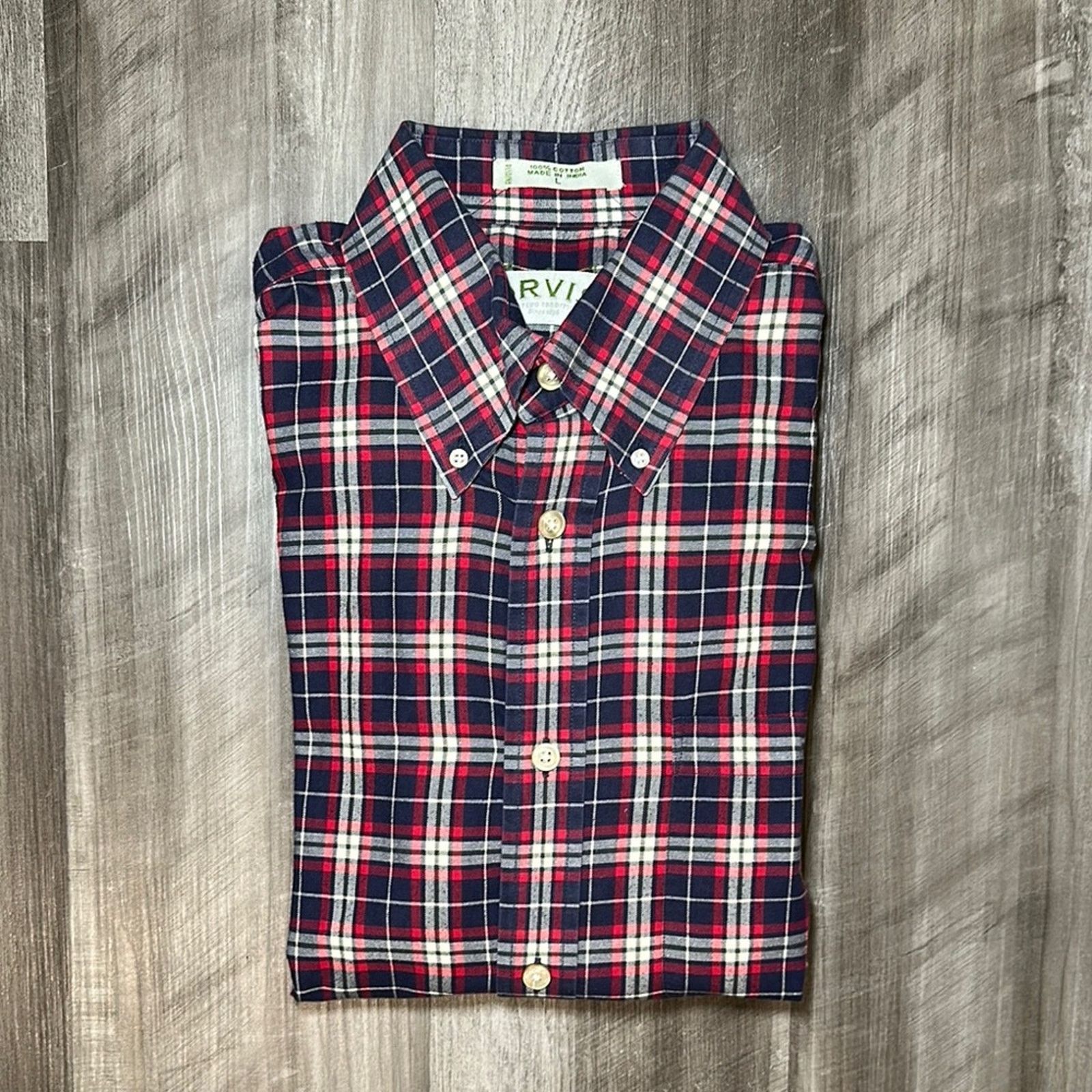 Orvis Orvis Light Flannel Plaid Long Sleeve Button Down - Large Size US L / EU 52-54 / 3 - 1 Thumbnail