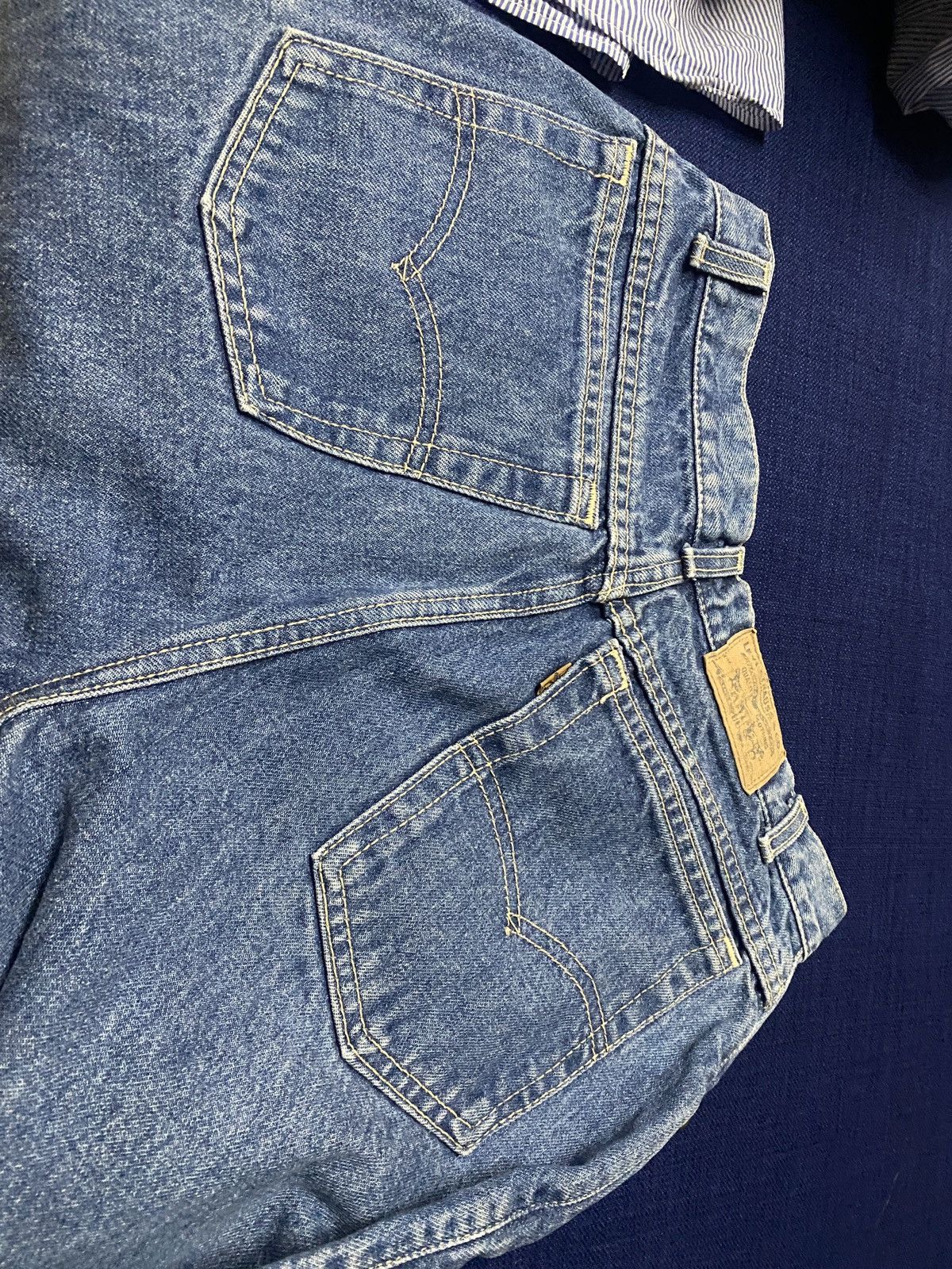 Levi's Vintage Clothing × Vintage Vintage Levi Strauss orginal riveted denim rare jeans 80s Size 34" / US 12 / IT 48 - 9 Thumbnail