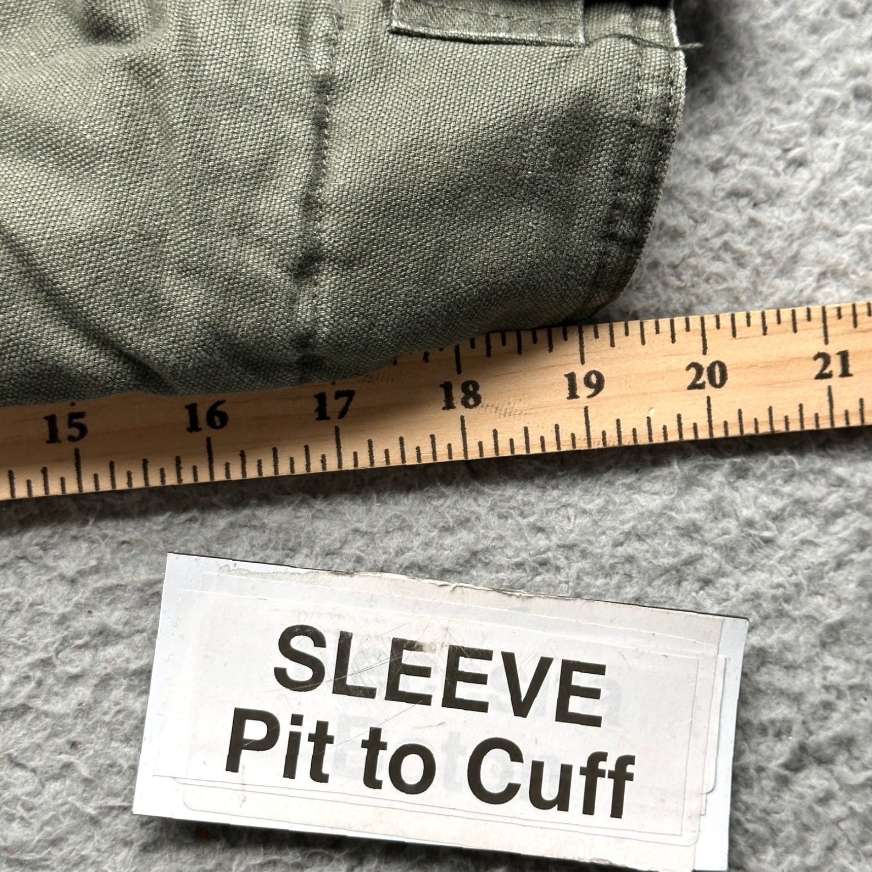Faded Glory VINTAGE Faded Glory Expedition Series Quilt Lined Duck Canvas Barn Chore Coat Jacket XL Green Jacket/Coat Long Zip, Snap Mens XL Green Size US XXL / EU 58 / 5 - 6 Thumbnail