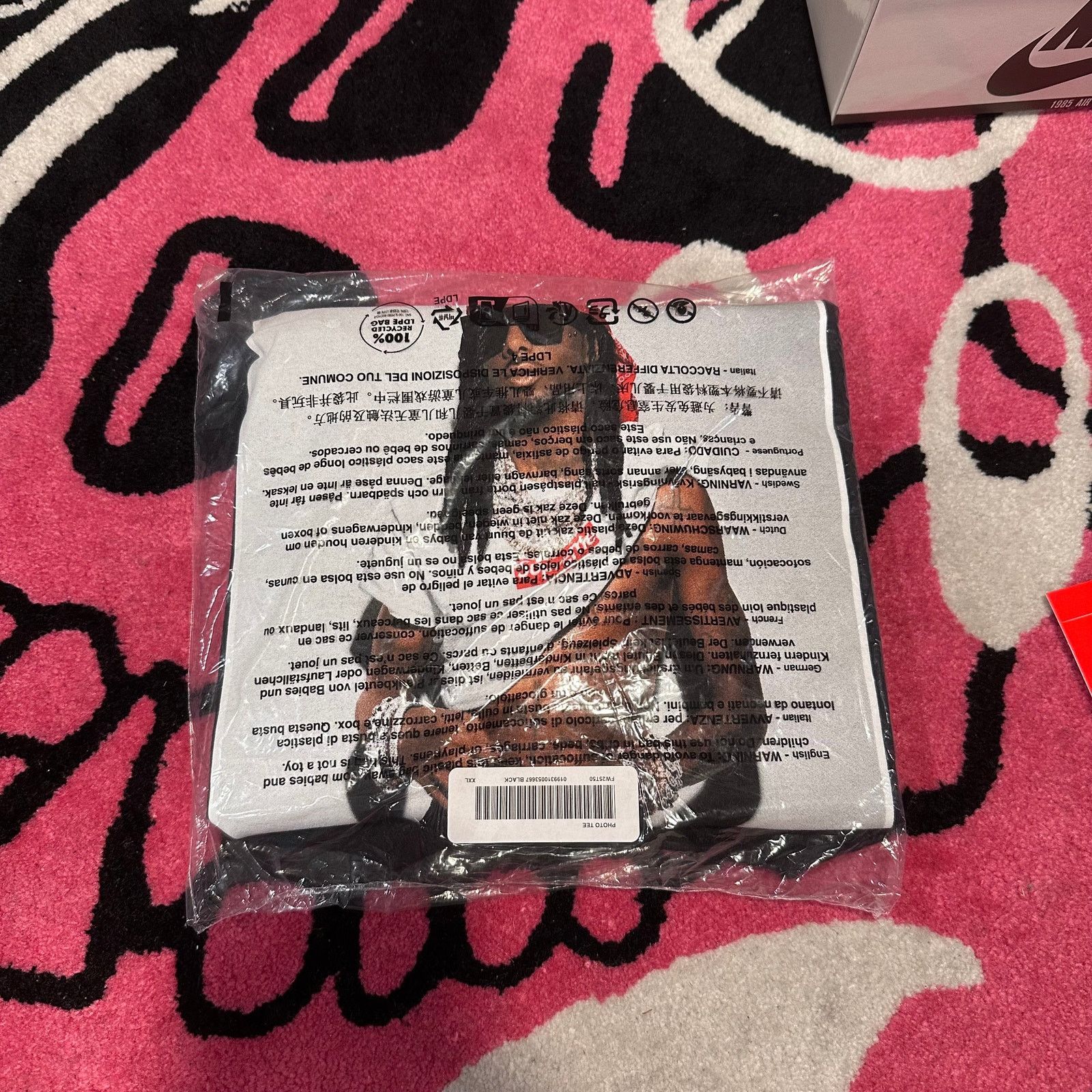 Supreme Supreme Playboi Carti Tee - Black XXL - Brand New