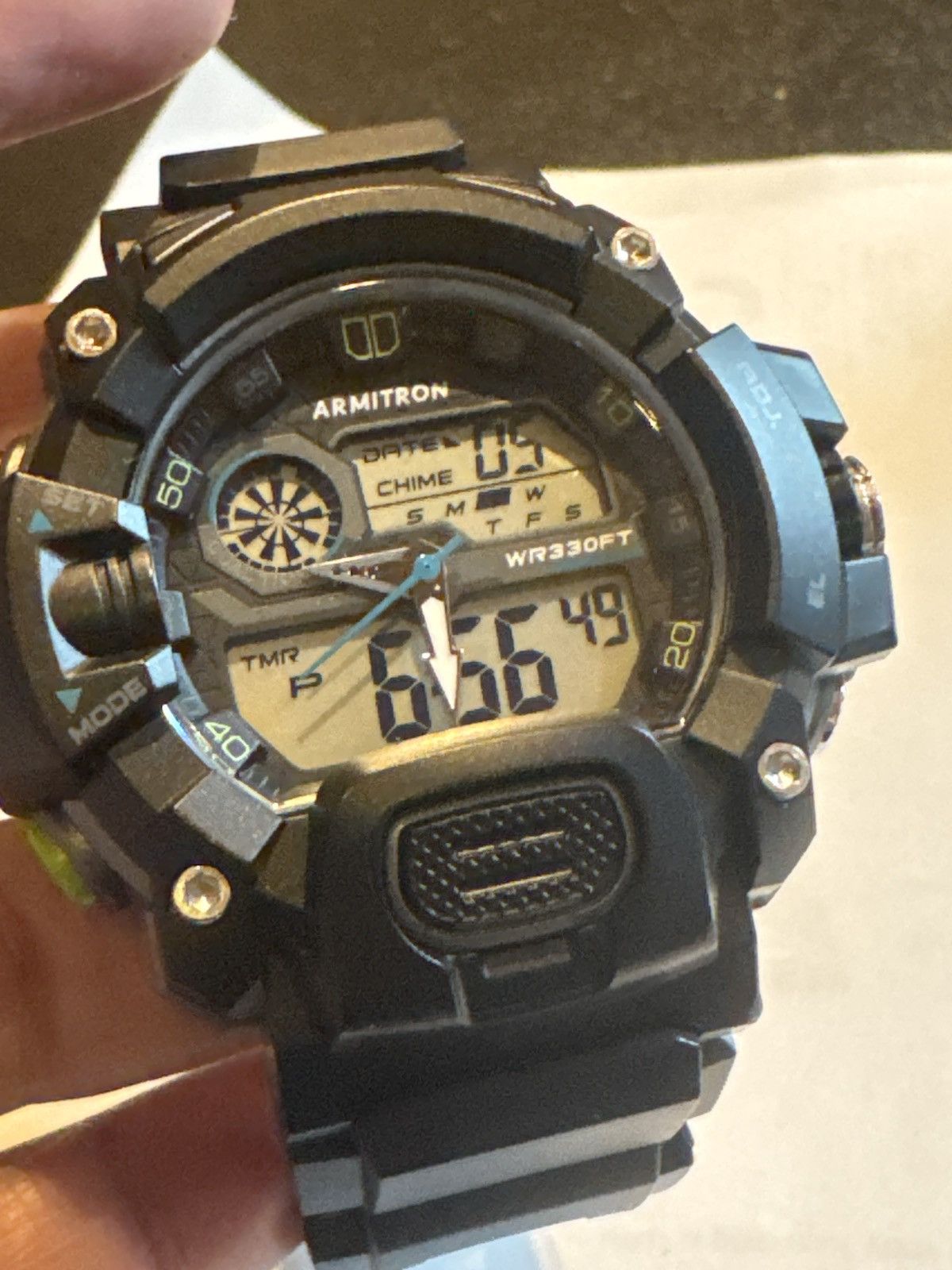 The Unbranded Brand Watch for Men By Armitron Sports Watch Size 44 - 1 Thumbnail