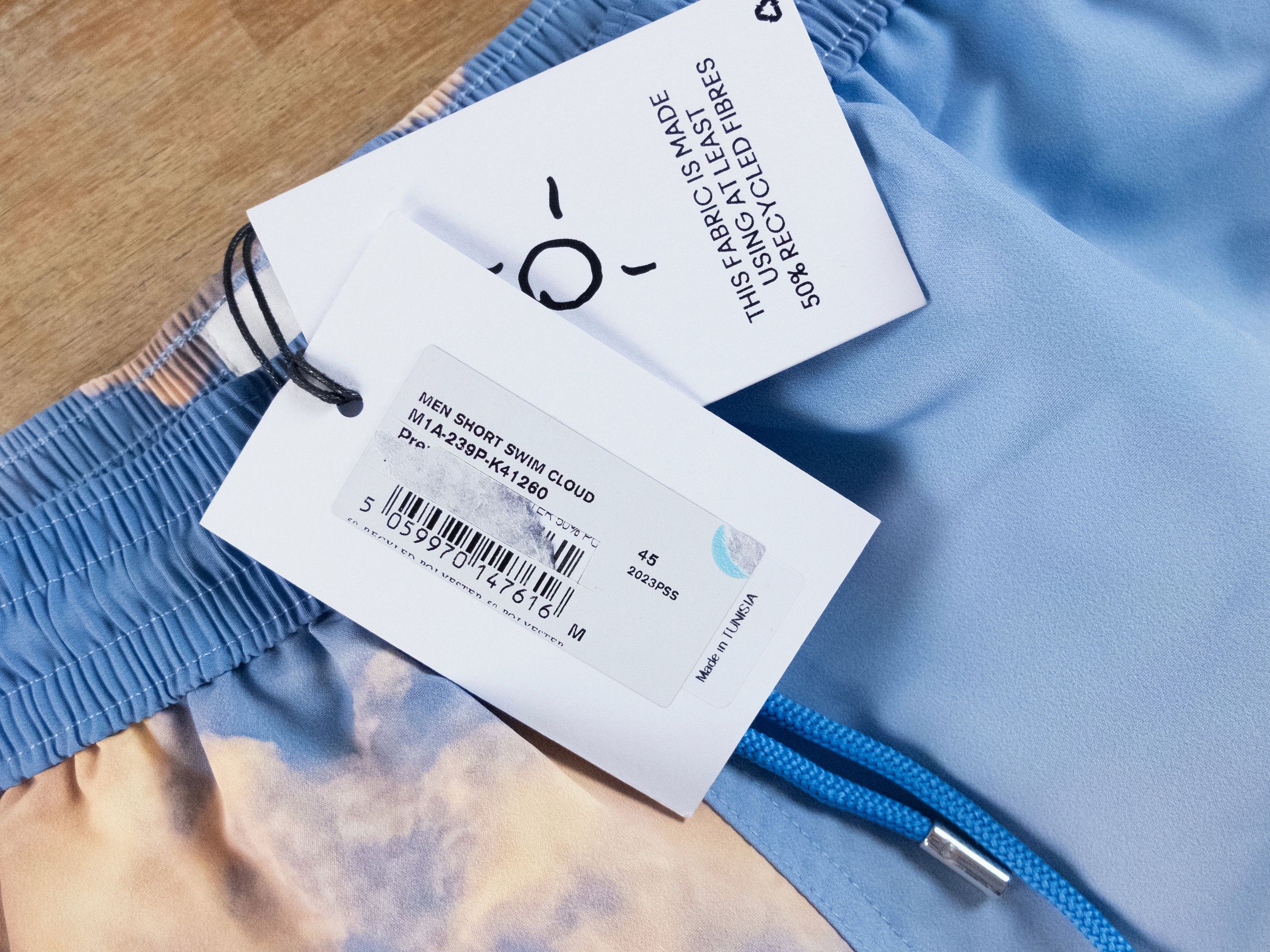 Paul Smith PAUL SMITH Swimwear blue cloud print swim shorts Medium Size US 32 / EU 48 - 4 Thumbnail