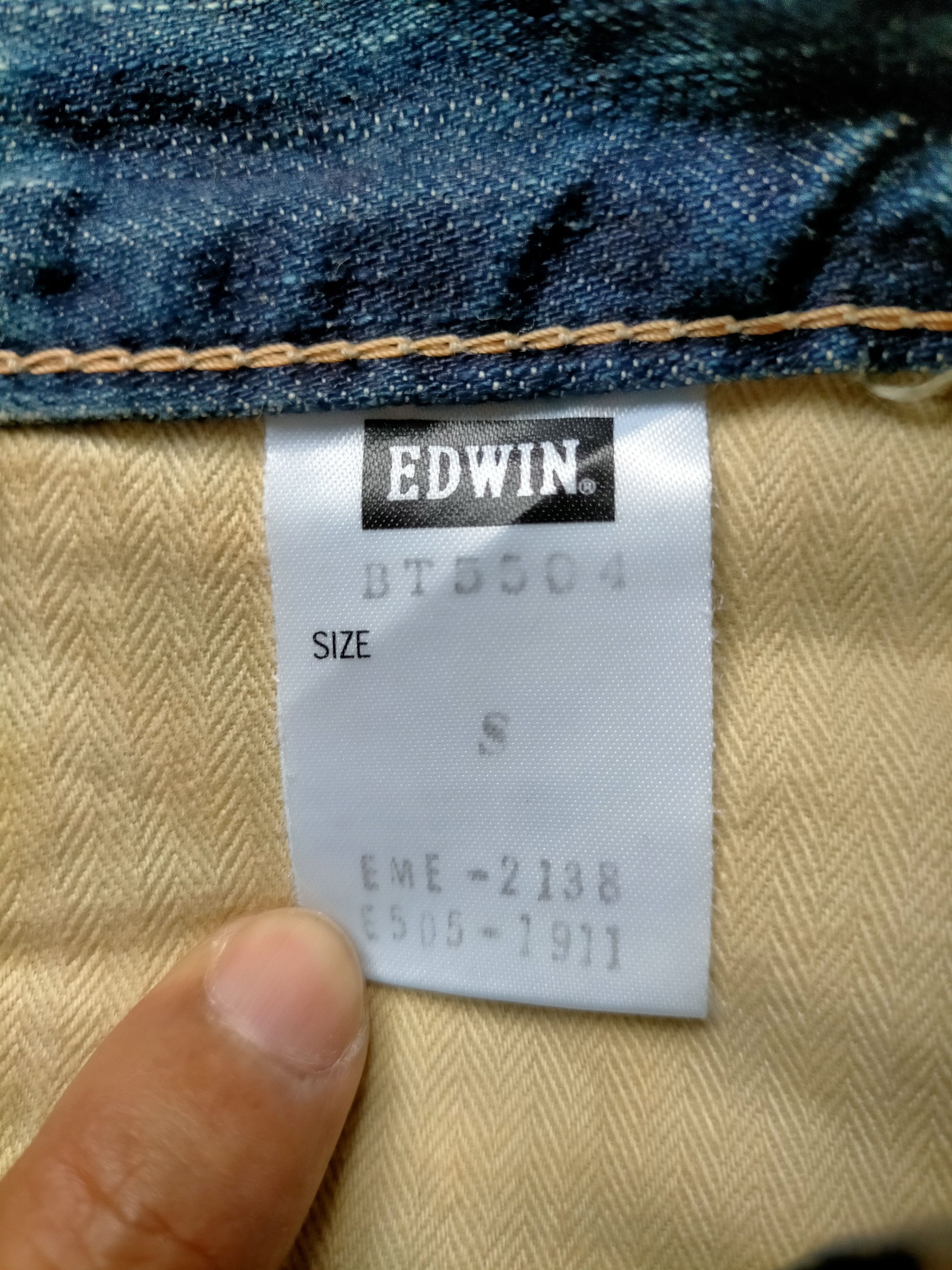 Edwin Flare Jeans Edwin 503 Blue Trip Low rise Denim Size US 30 / EU 46 - 19 Thumbnail