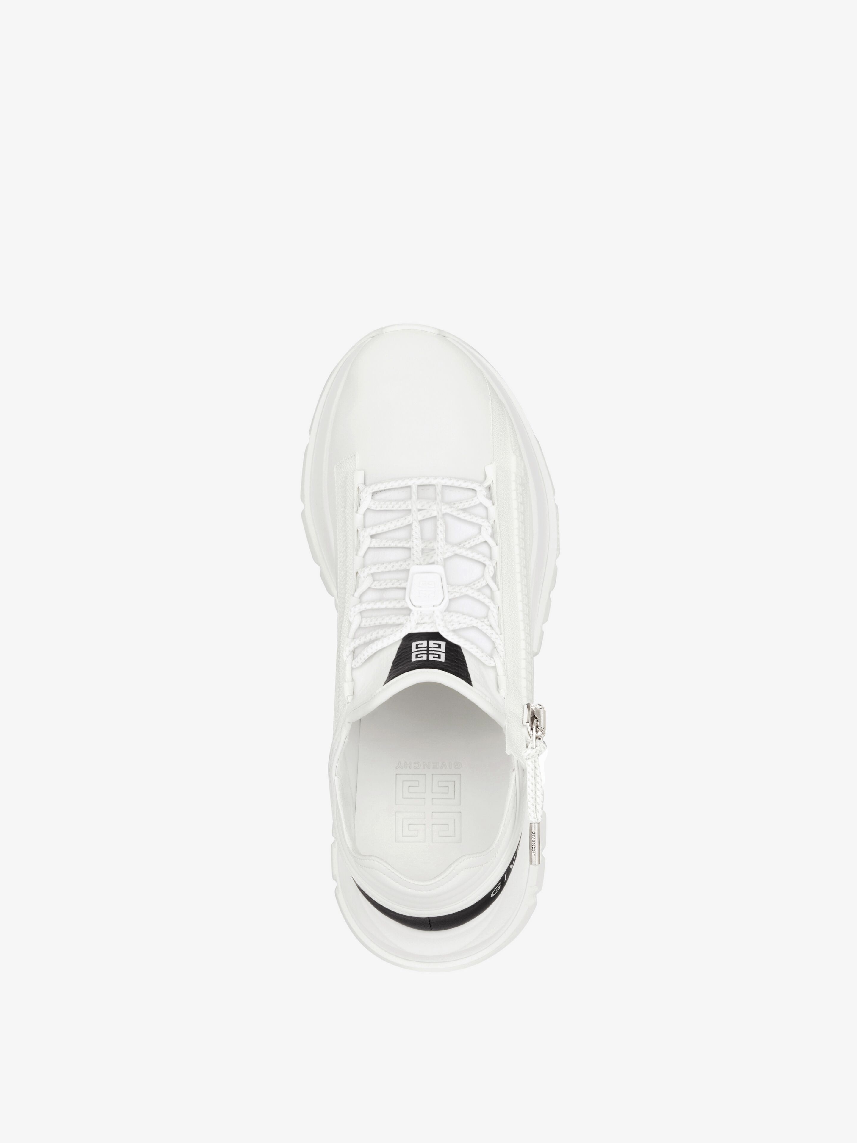 Givenchy o1srvl11e0125 Zip Runner Sneakers in White Size US 8 / EU 41 - 4 Thumbnail
