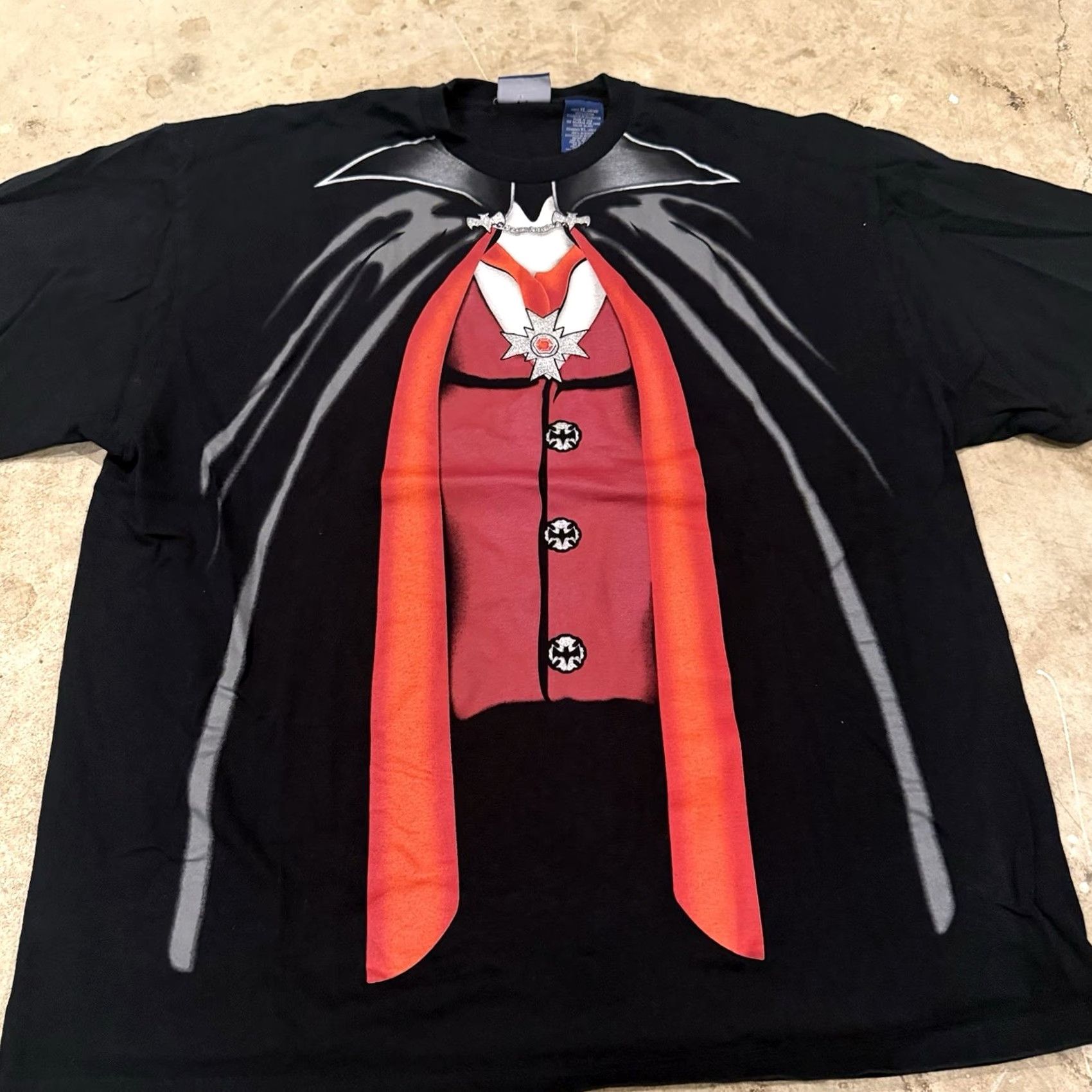 Vintage VINTAGE Dracula Universal Studios Monsters Shirt XL Adult Black Cotton Graphic Tee Halloween 1990s Mens Size US XL / EU 56 / 4 - 4 Thumbnail