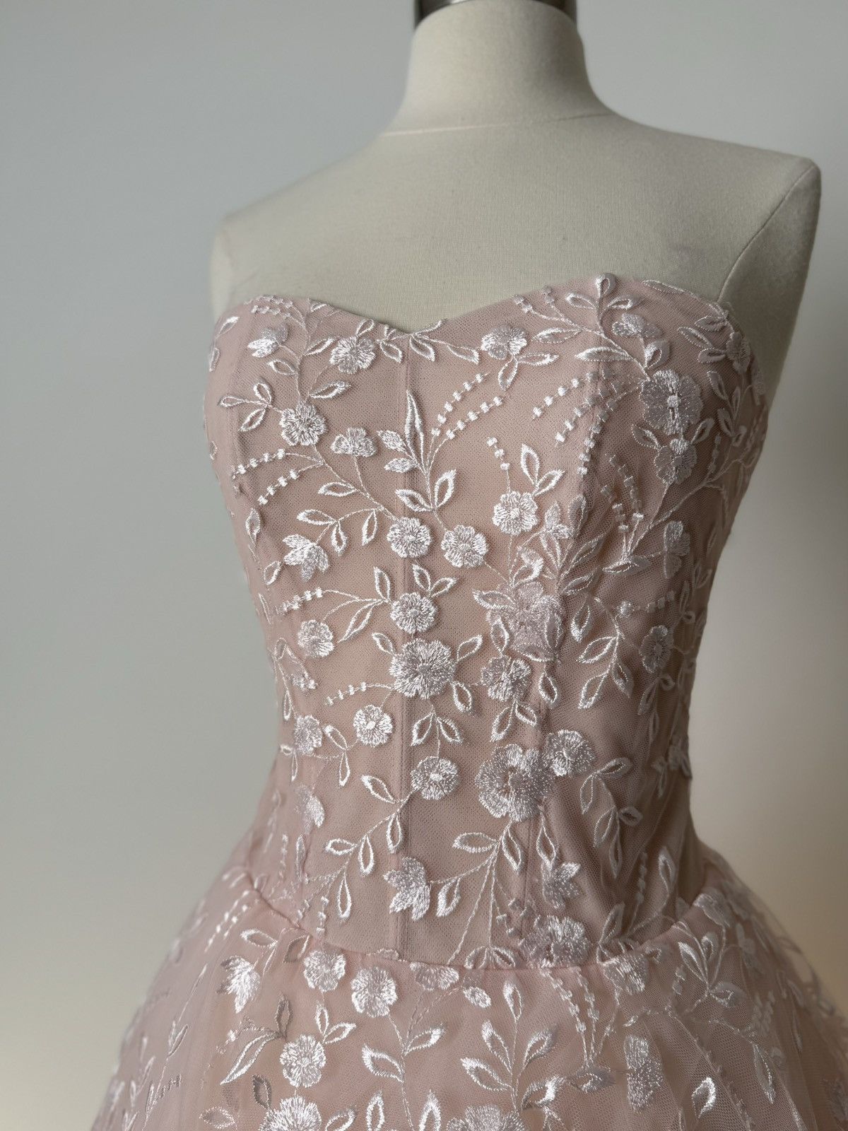 Other Preloved US 4 Anna Augusta Evening Maxi Dress in Pink Color Size S / US 4 / IT 40 - 3 Thumbnail