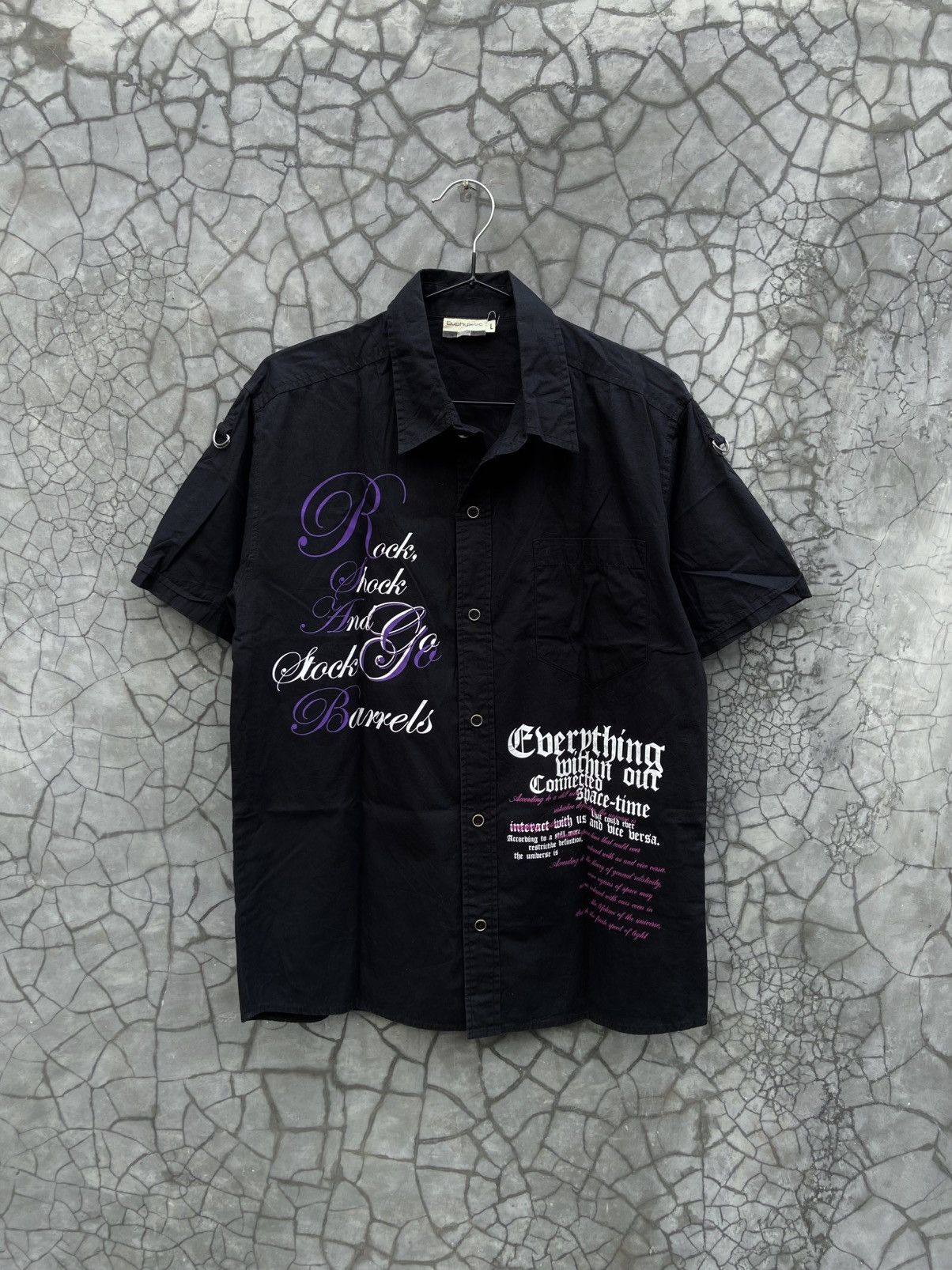 Beauty Beast × If Six Was Nine × Le Grande Bleu (L.G.B.) Euphuistic Poem Bondage Punk Rock Gothic Vkei Harajuku Size US L / EU 52-54 / 3 - 1 Thumbnail