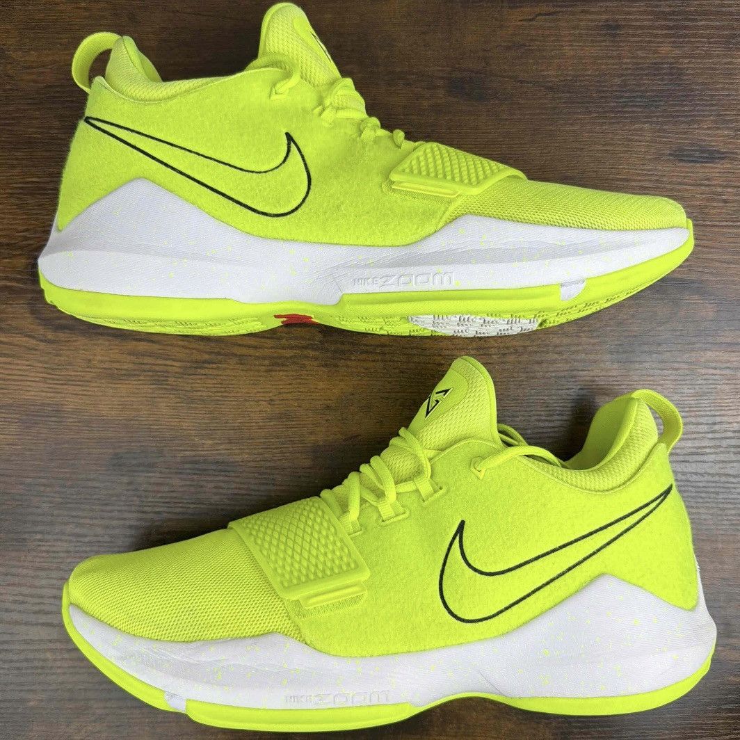 Nike Nike PG 1 Volt Size 13 878627-700 Men Neon Green Basketball Size US 13 / EU 46 - 3 Thumbnail