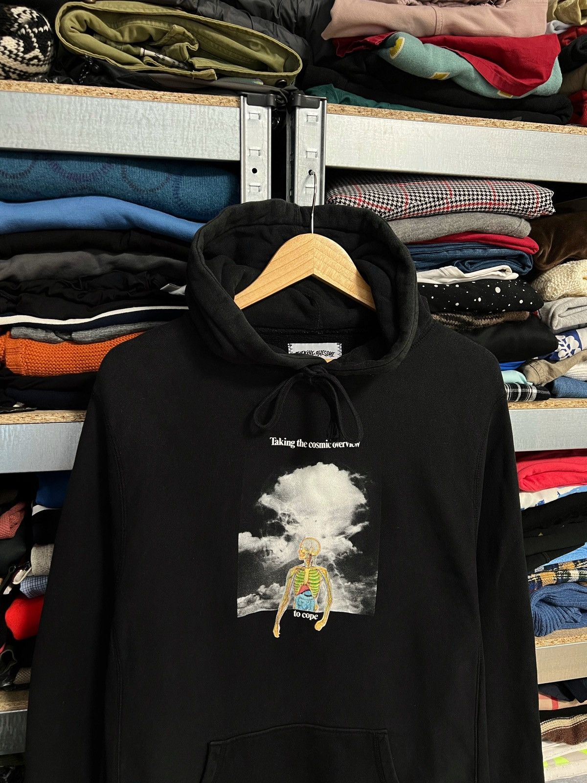 Fucking Awesome FuckingAwesome Hoodie FA Size L Black Pullover Skate Y2K Size US L / EU 52-54 / 3 - 2 Thumbnail