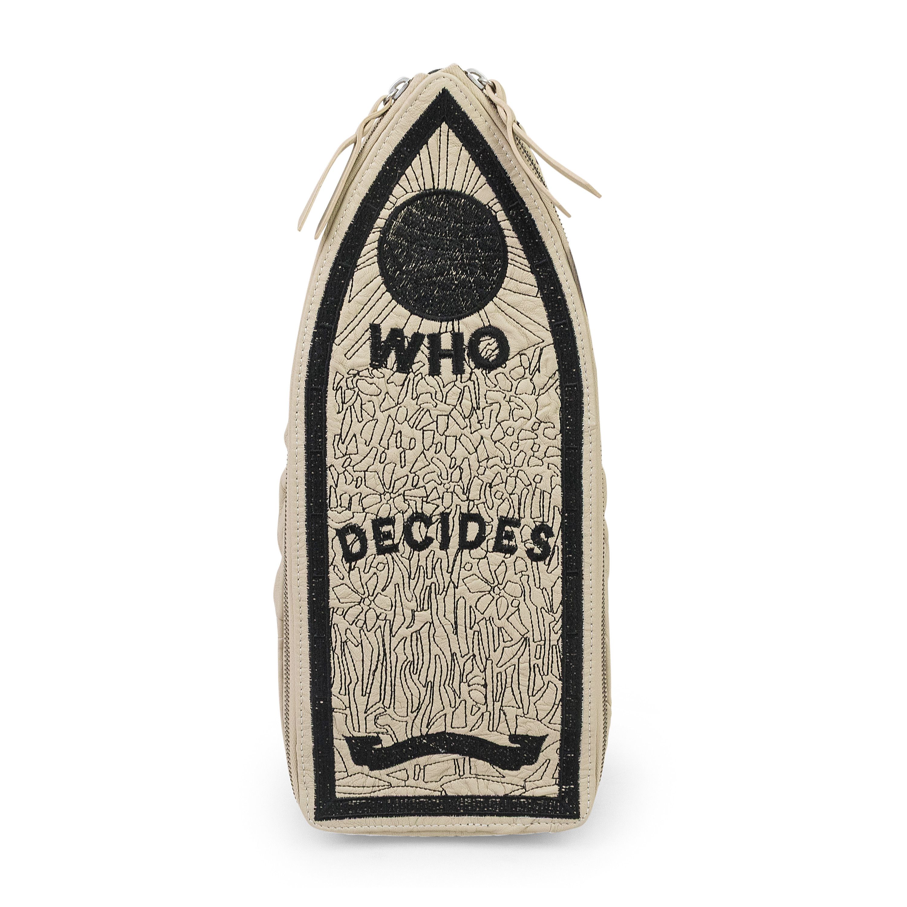 Who Decides War Who Decides War OFF-WHITE EMBROIDERED CROSSBODY BAG SIZE OS Size ONE SIZE - 1 Thumbnail