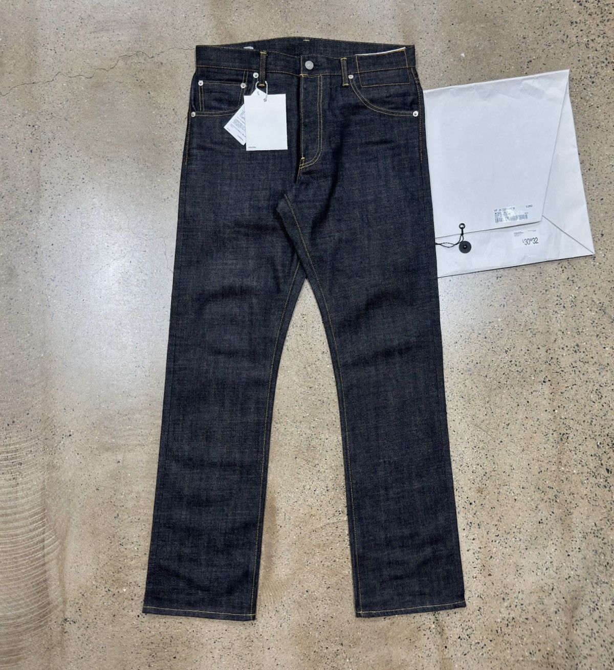 Visvim Visvim Social Sculpture 01.2 01 Slim BLK Unwashed W32L30 Size US 32 / EU 48 - 2 Thumbnail