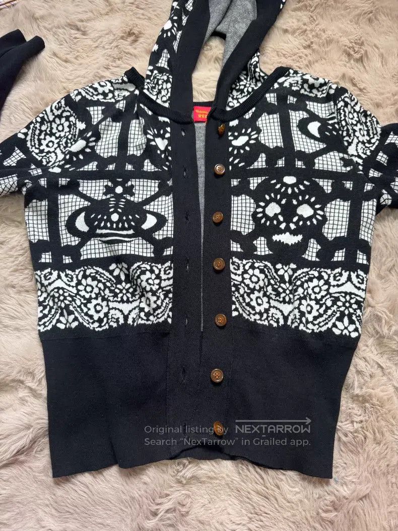 Vivienne Westwood Vivienne Westwood Pointed collar witch knitting cardigan Size L / US 10 / IT 46 - 4 Thumbnail