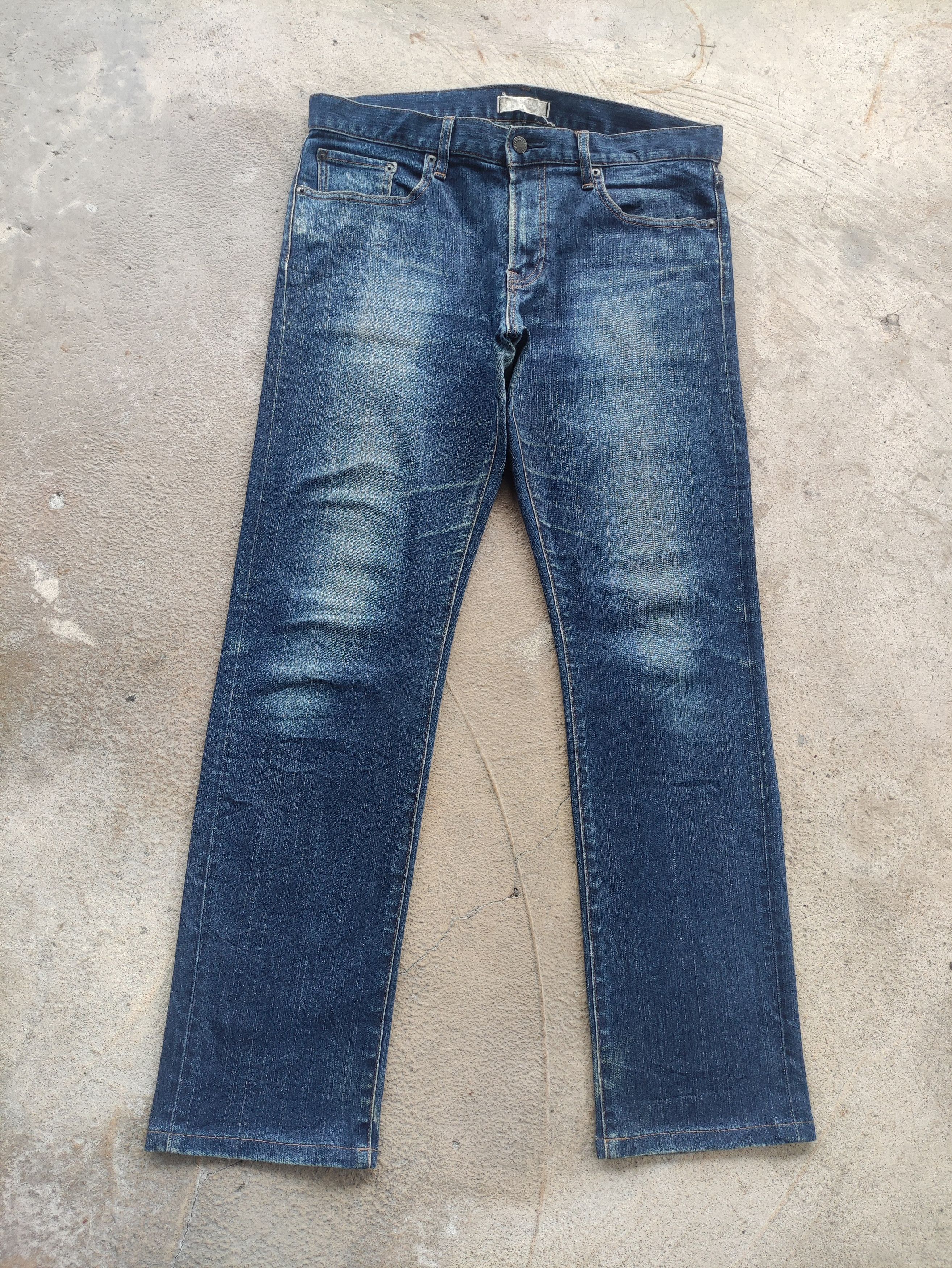 Japanese Brand Vintage Japanese Jean Distressed Faded Denim Size US 36 / EU 52 - 1 Thumbnail
