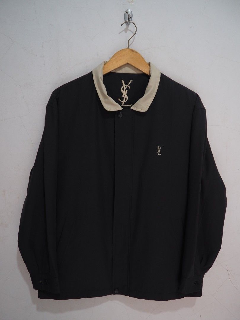Yves Saint Laurent 🥳Rare🥳YSL BIG LOGO casual jacket Size US L / EU 52-54 / 3 - 5 Thumbnail