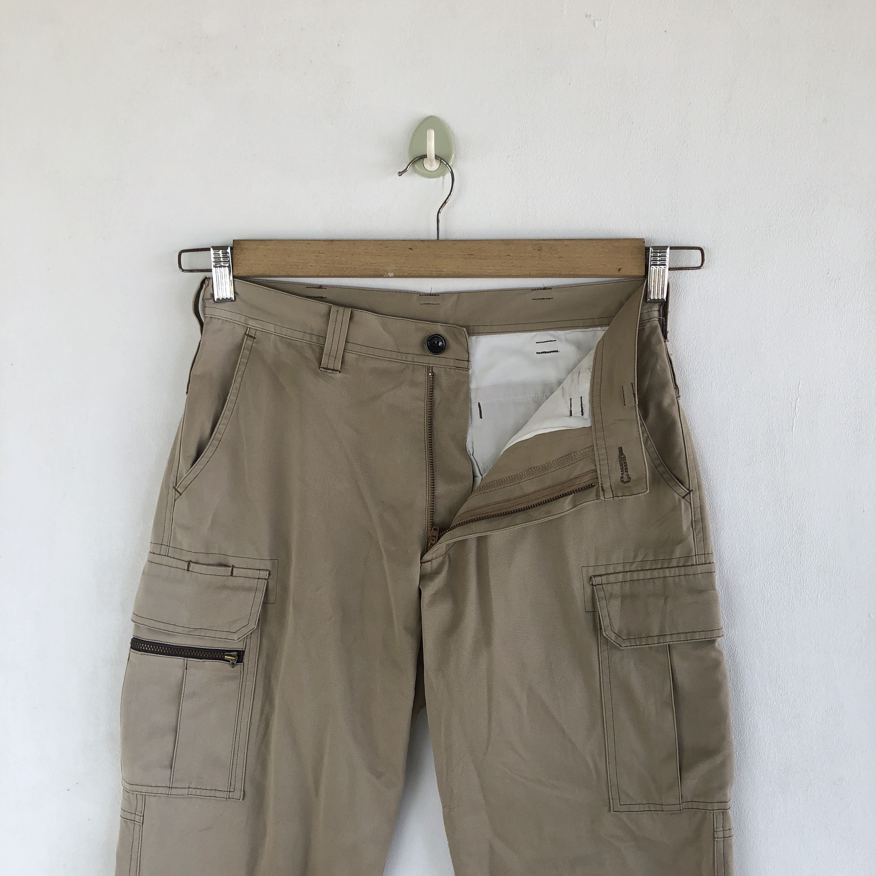 Japanese Brand Burtle Cargo Pants Japanese Multi Pockets Pants Trousers Size 28" / US 6 / IT 42 - 5 Thumbnail