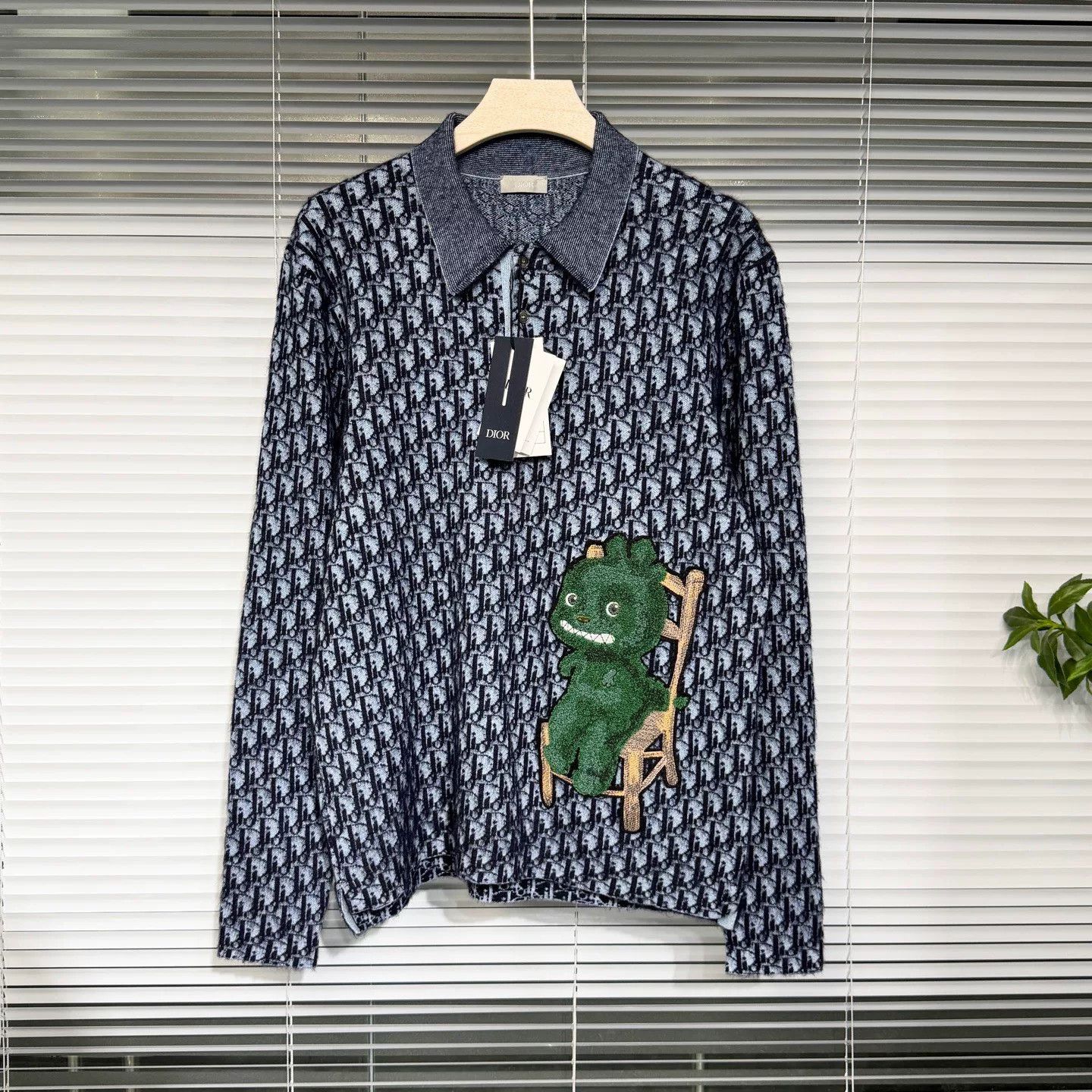 Dior dior long sleeve polo shirt limited edition Size US M / EU 48-50 / 2 - 1 Thumbnail