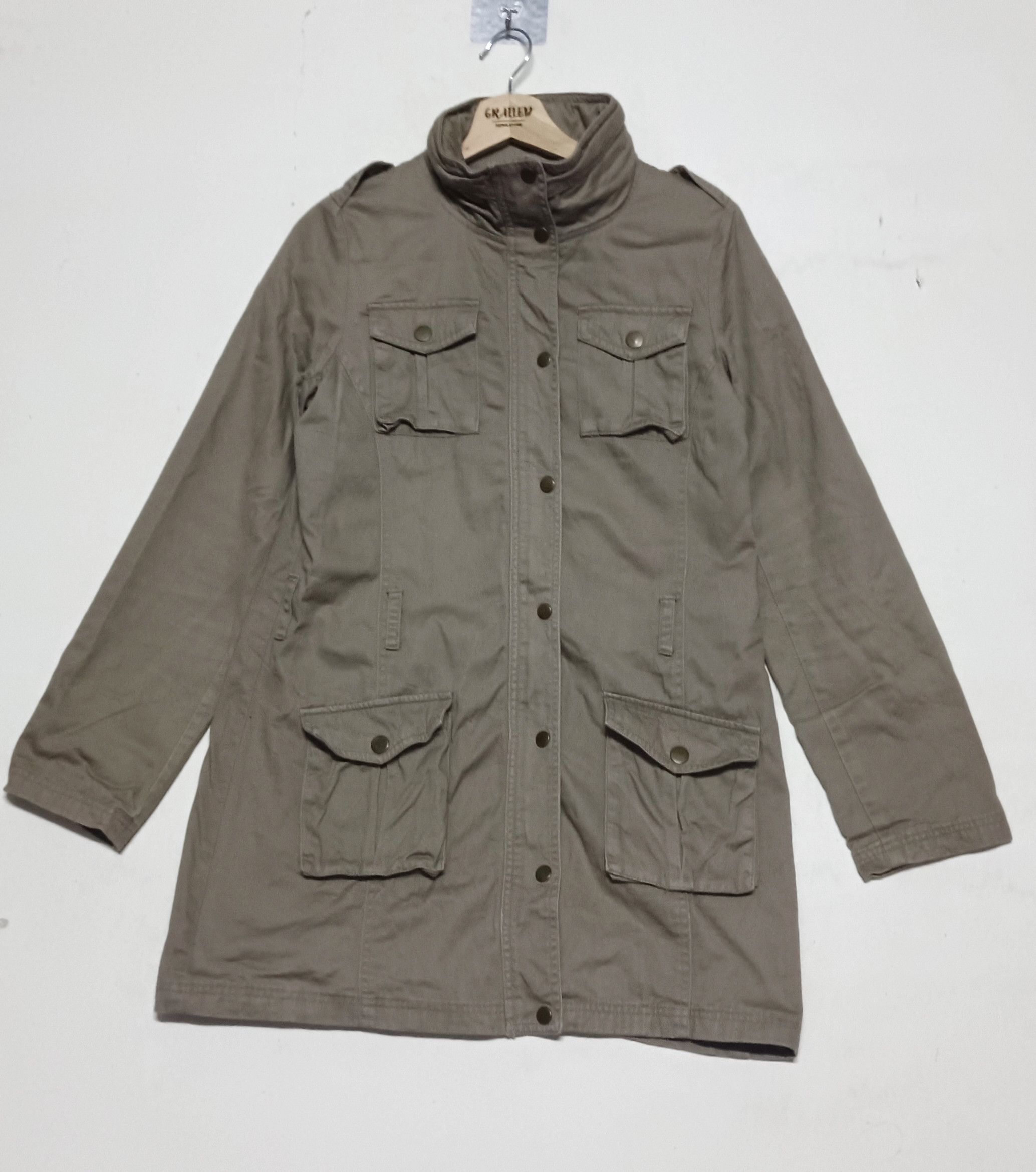 Japanese Brand × Vintage Vintage🔥90ans Tactical Pocket Parkas Jacket Size US L / EU 52-54 / 3 - 4 Thumbnail