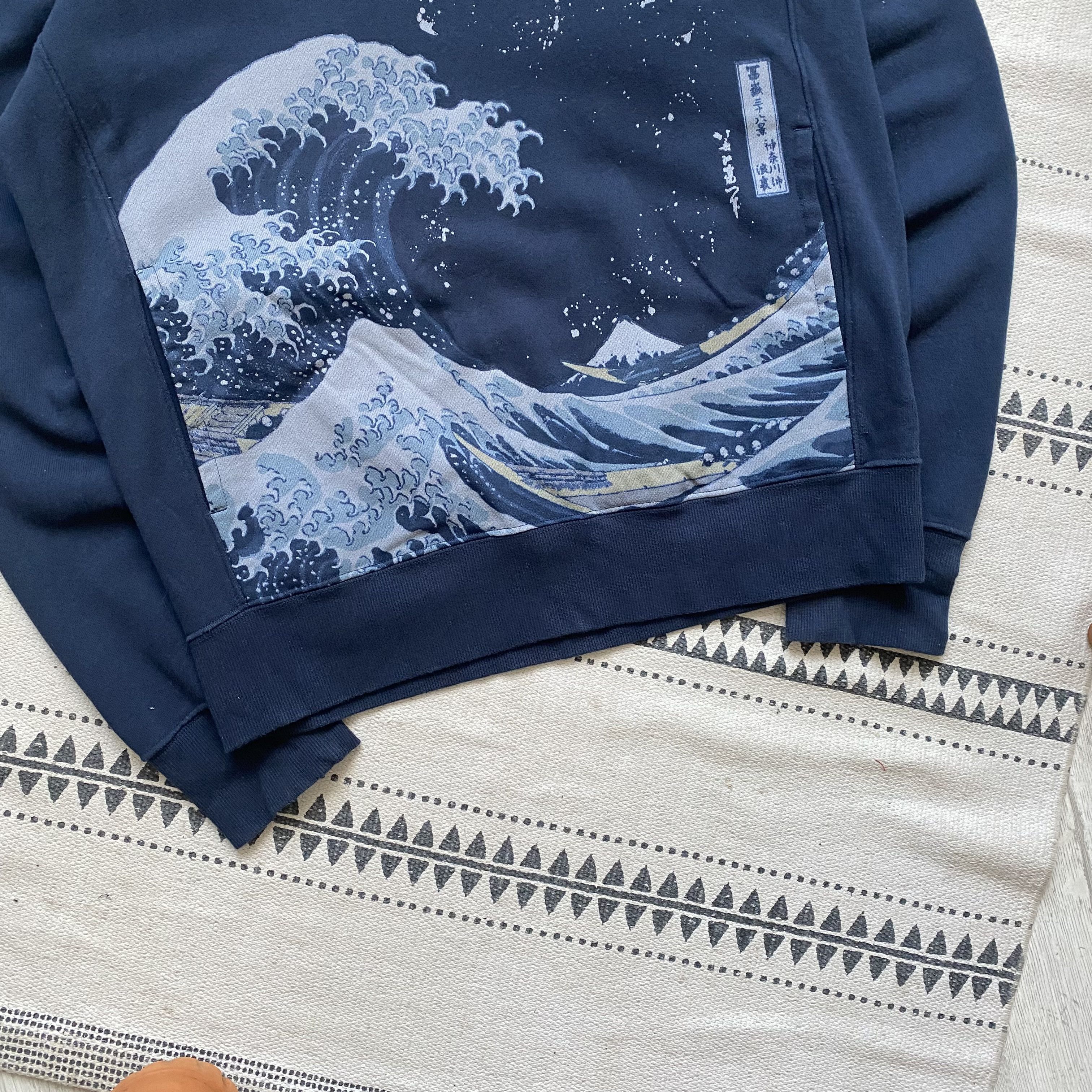 Uniqlo Japanese Art Uniqlo hoodie Museum of Boston the wave Size US S / EU 44-46 / 1 - 3 Thumbnail