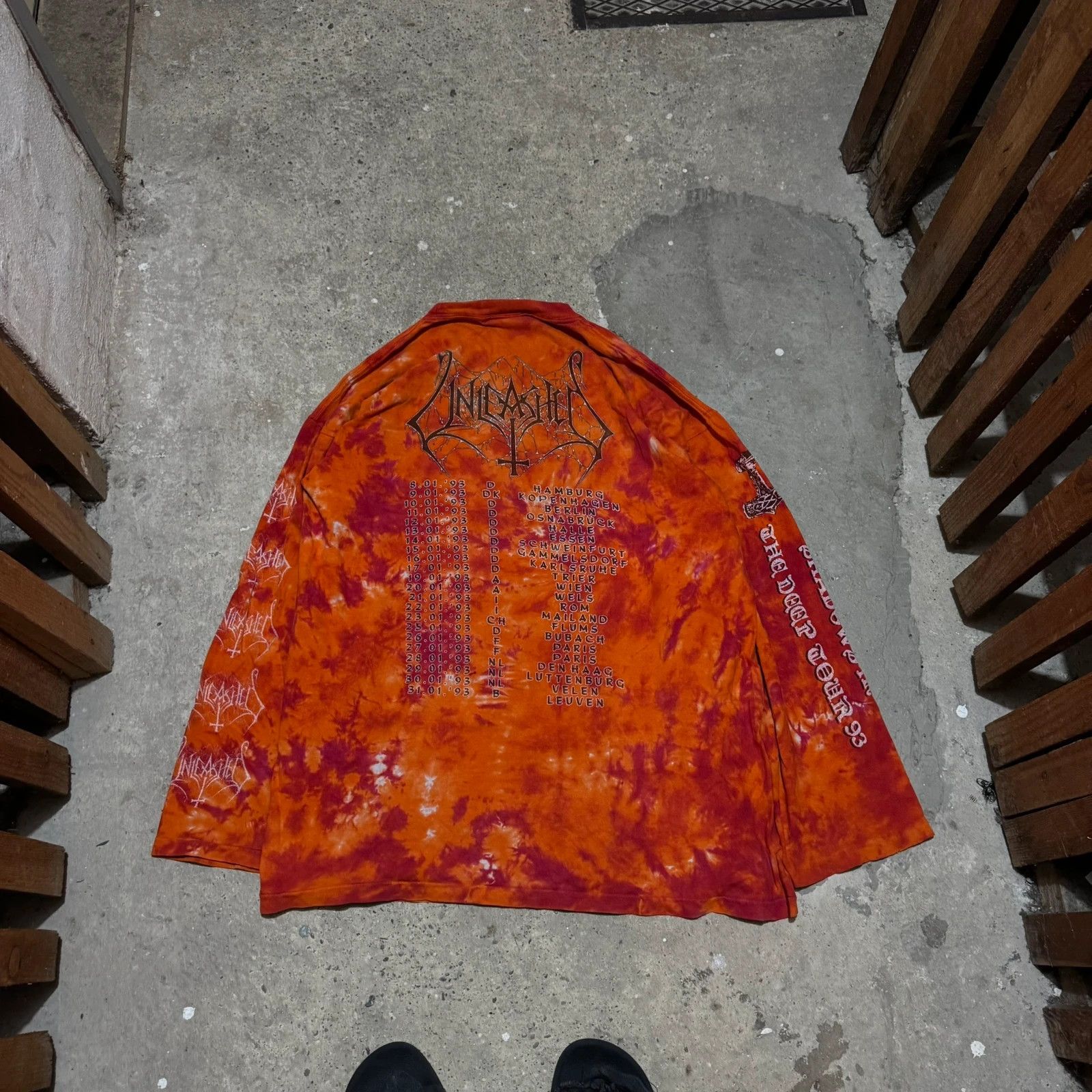 Band Tees Vintage Unleashed longsleeve 1993 Size US XL / EU 56 / 4 - 3 Thumbnail