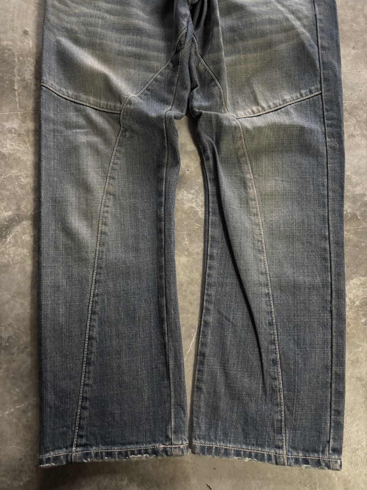 Hysteric Glamour JAPANESE double waist panelled jeans goth punk style Size US 34 / EU 50 - 10 Thumbnail