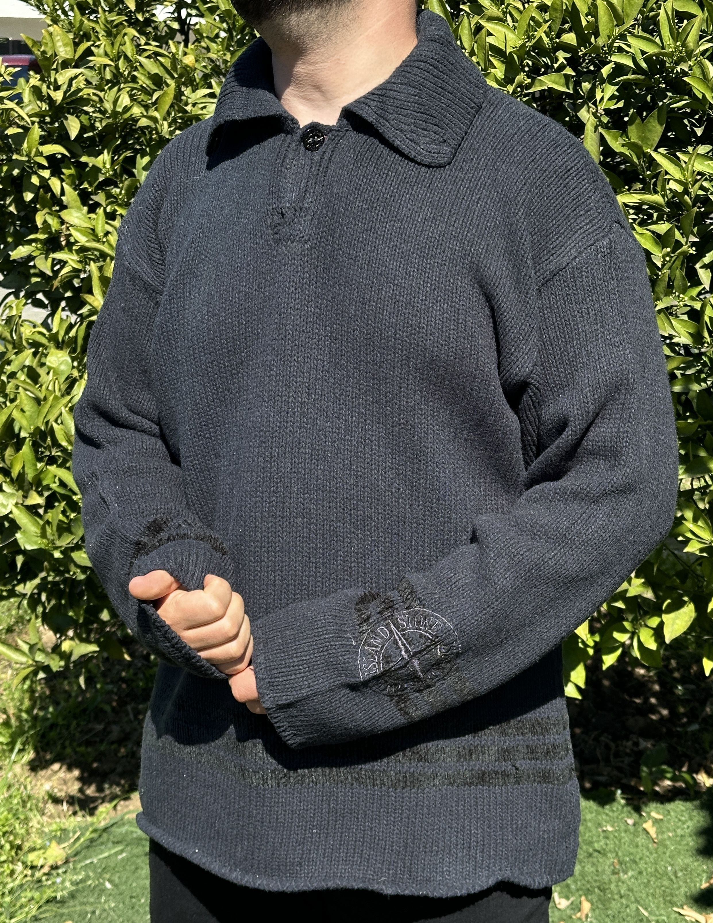 Stone Island HandKnit 1995 Stone Island Marina Collection Size XL 54 56 Size US XL / EU 56 / 4 - 5 Thumbnail