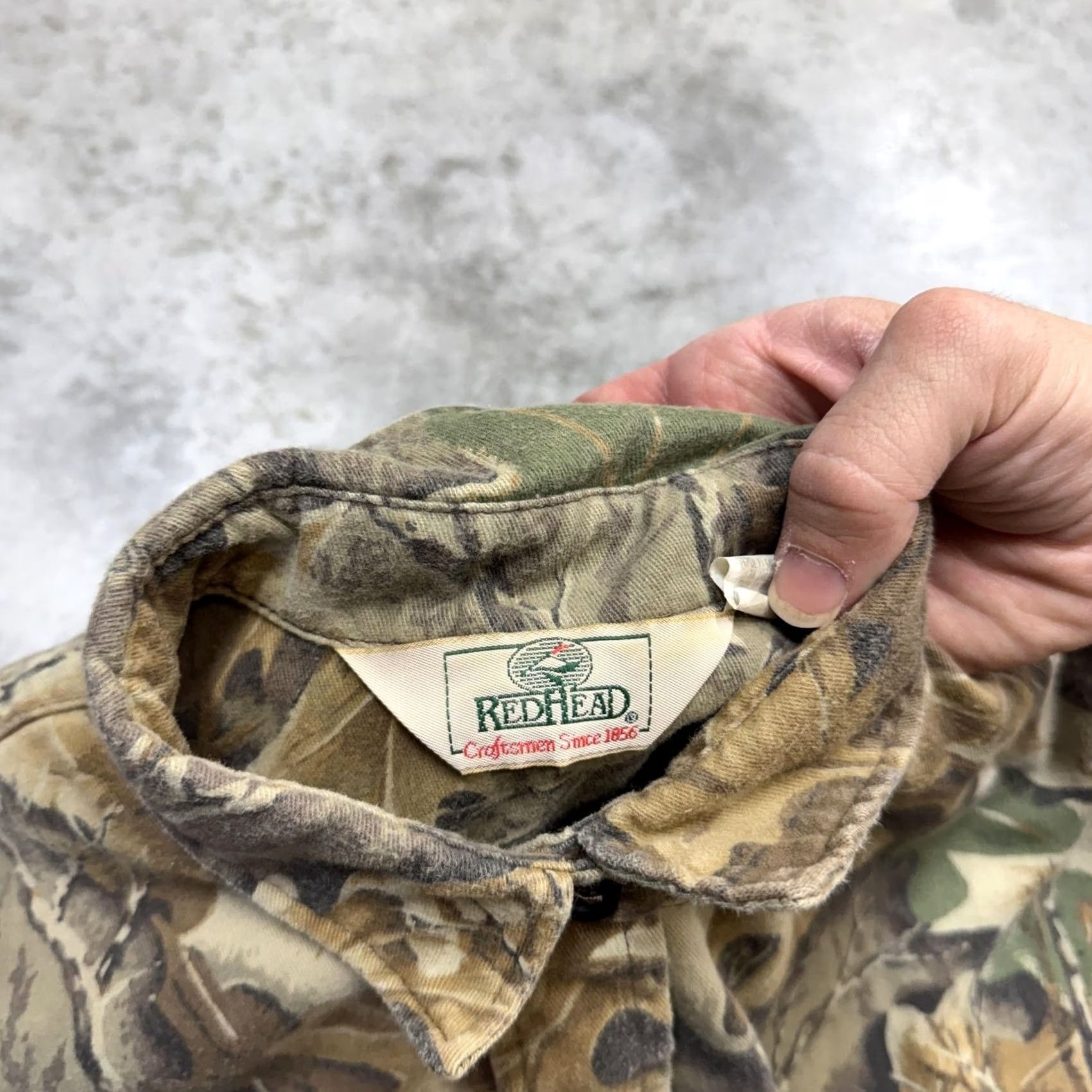 Vintage VINTAGE RedHead Shirt Womens L Camouflage Flannel 90s Hunting Brown Cotton Polyester Button-Up Pockets All Seasons Made USA Mens? Women? Size L / US 10 / IT 46 - 3 Thumbnail