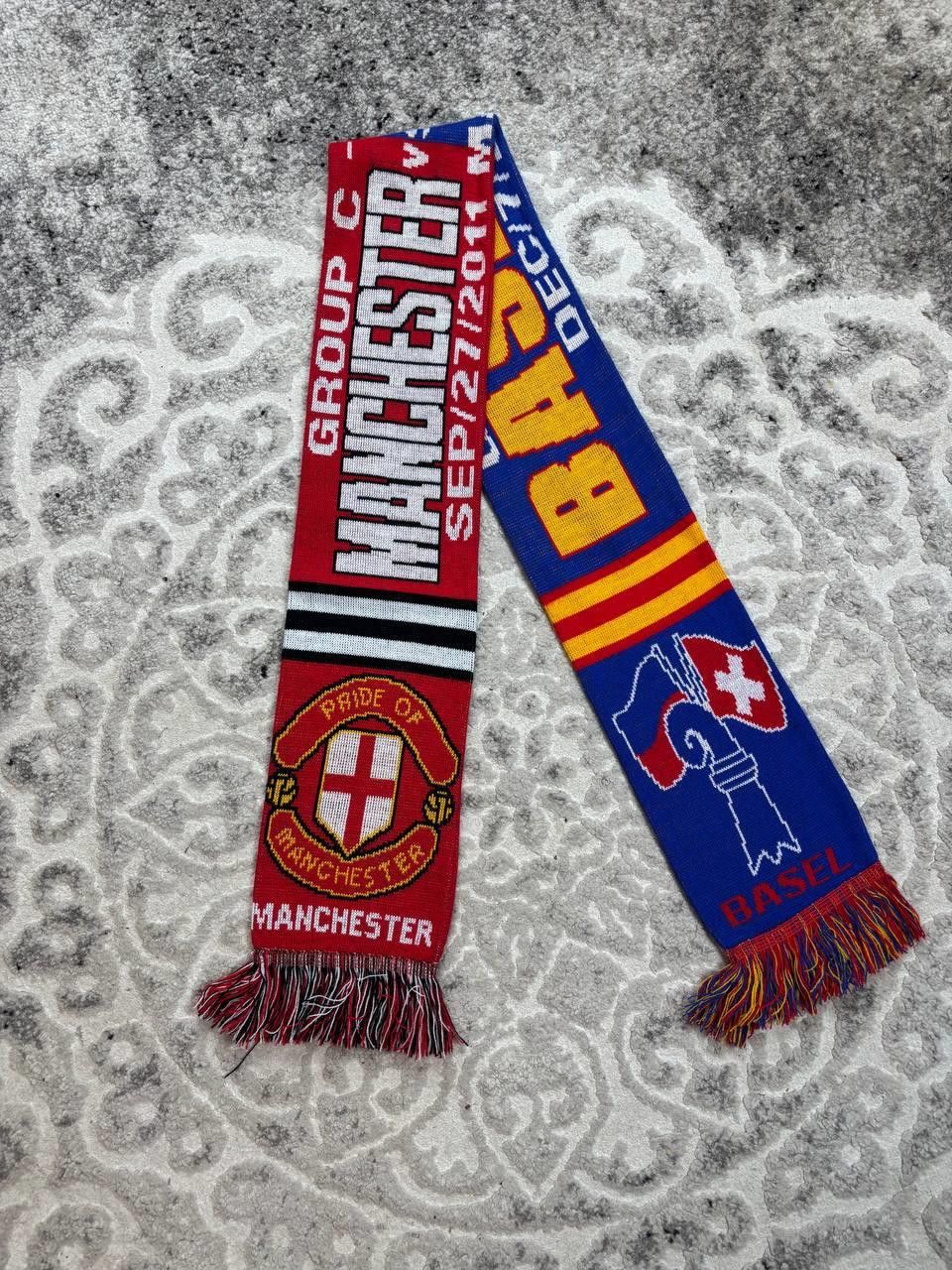 Vintage Man Utd vs FC Basel 2011/12 UCL Matchday Scarf 145x17cm Size ONE SIZE - 5 Thumbnail