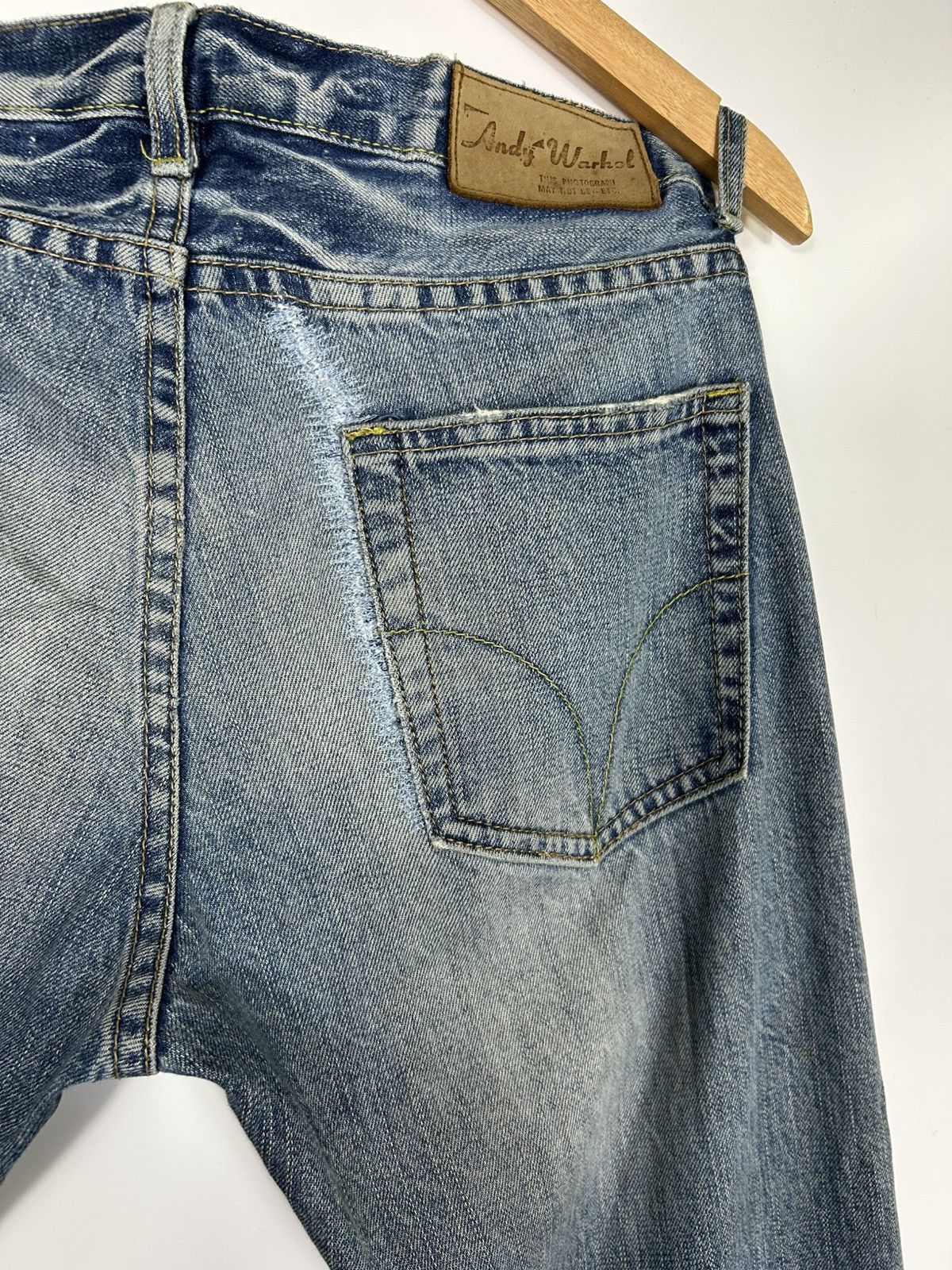 Andy Warhol × Hysteric Glamour Hysteric Glamour x Andy Warhol Distressed Vintage Jeans Size 30" / US 8 / IT 44 - 16 Thumbnail