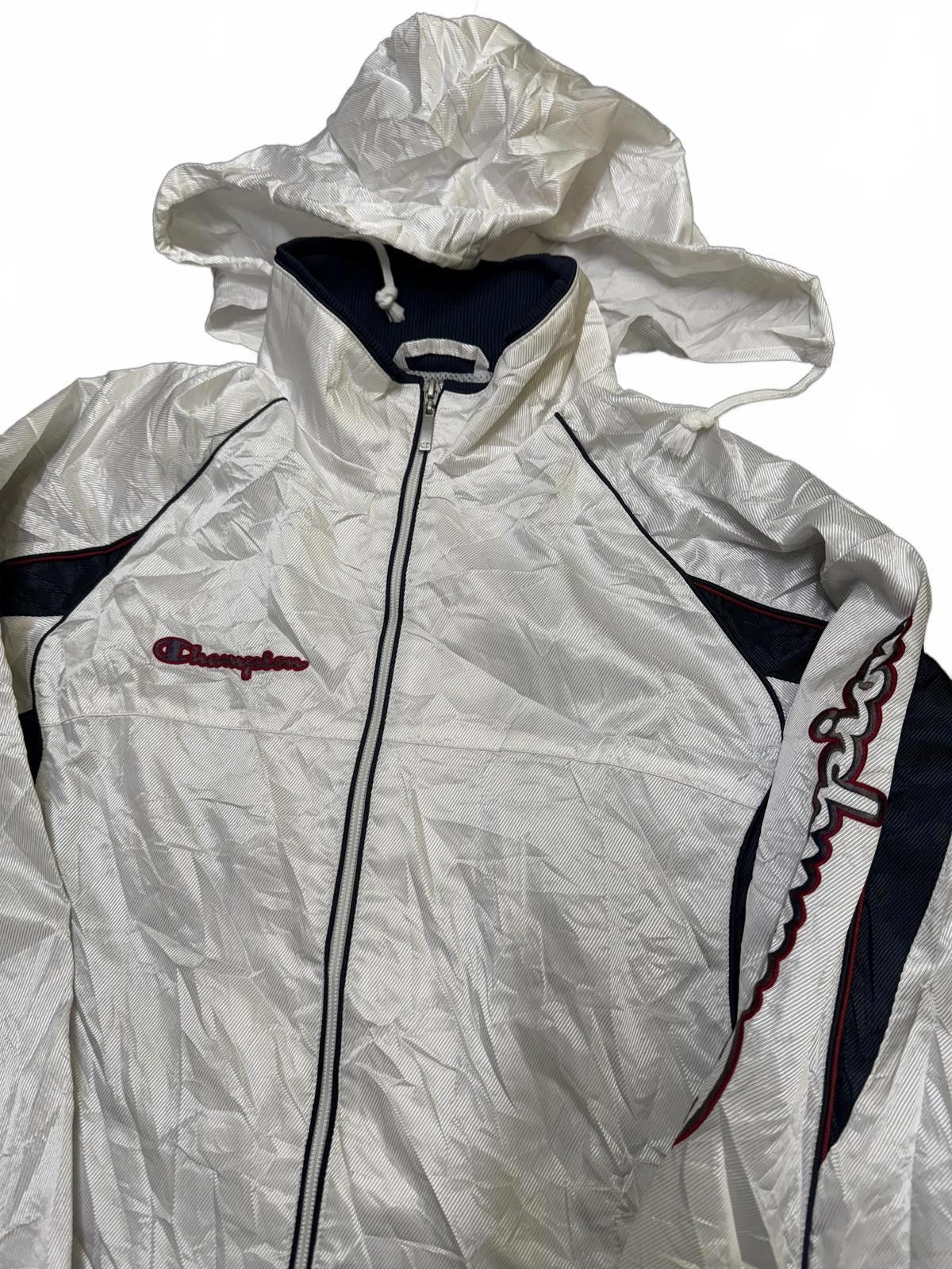 Champion Champion White Athletic Jacket with Hood Size US M / EU 48-50 / 2 - 2 Thumbnail