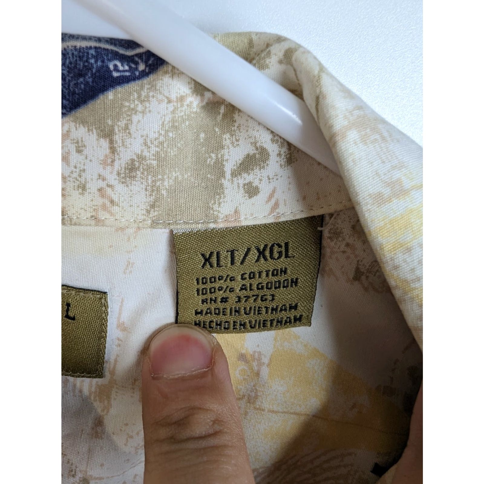 Vintage Natural Issue Mens XLT Short Sleeve Nautical Sail Boats Shirt Size US XL / EU 56 / 4 - 4 Thumbnail