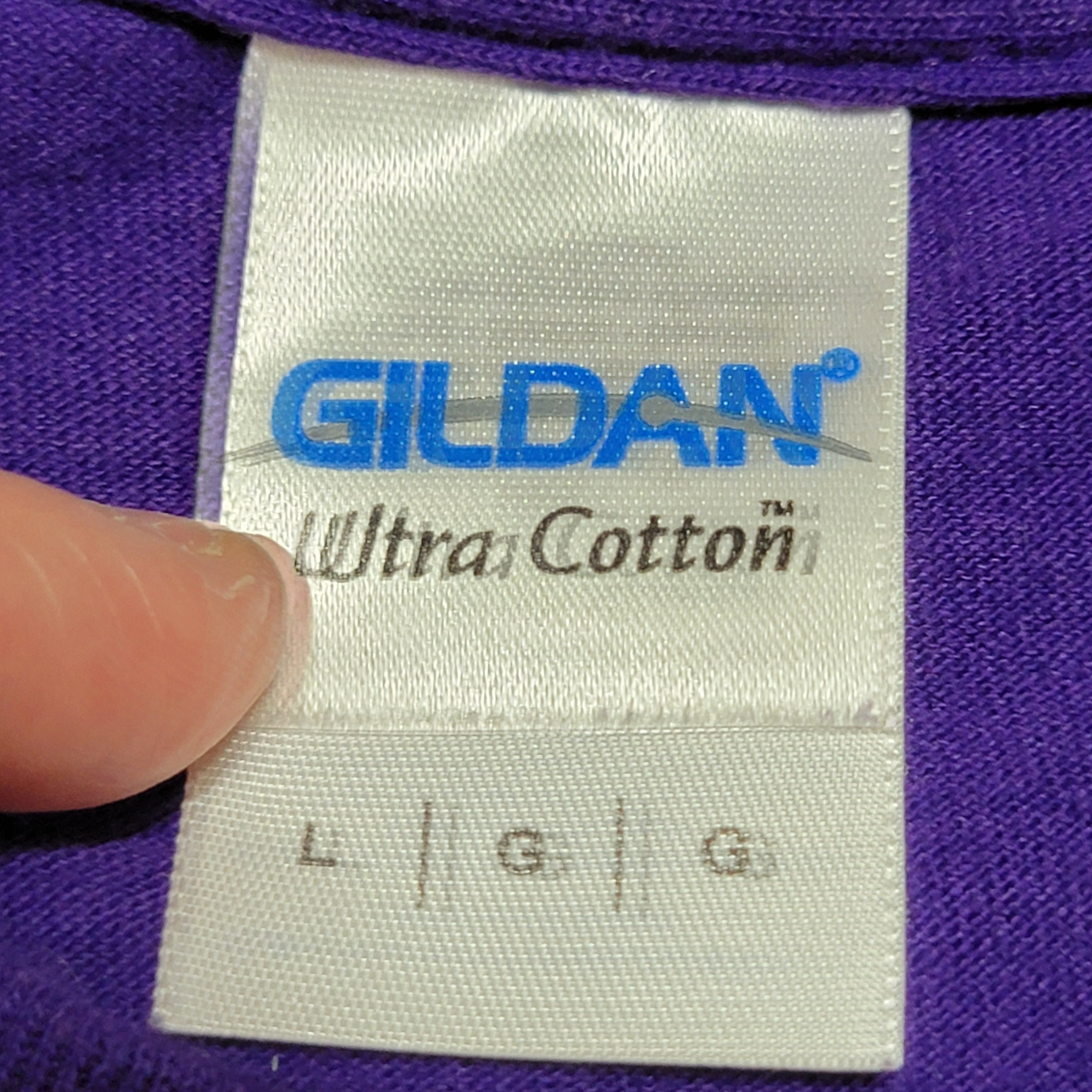 Gildan Gildan SS Purple Tee "I Shoot Like A Girl" - Size Large Size L / US 10 / IT 46 - 4 Thumbnail