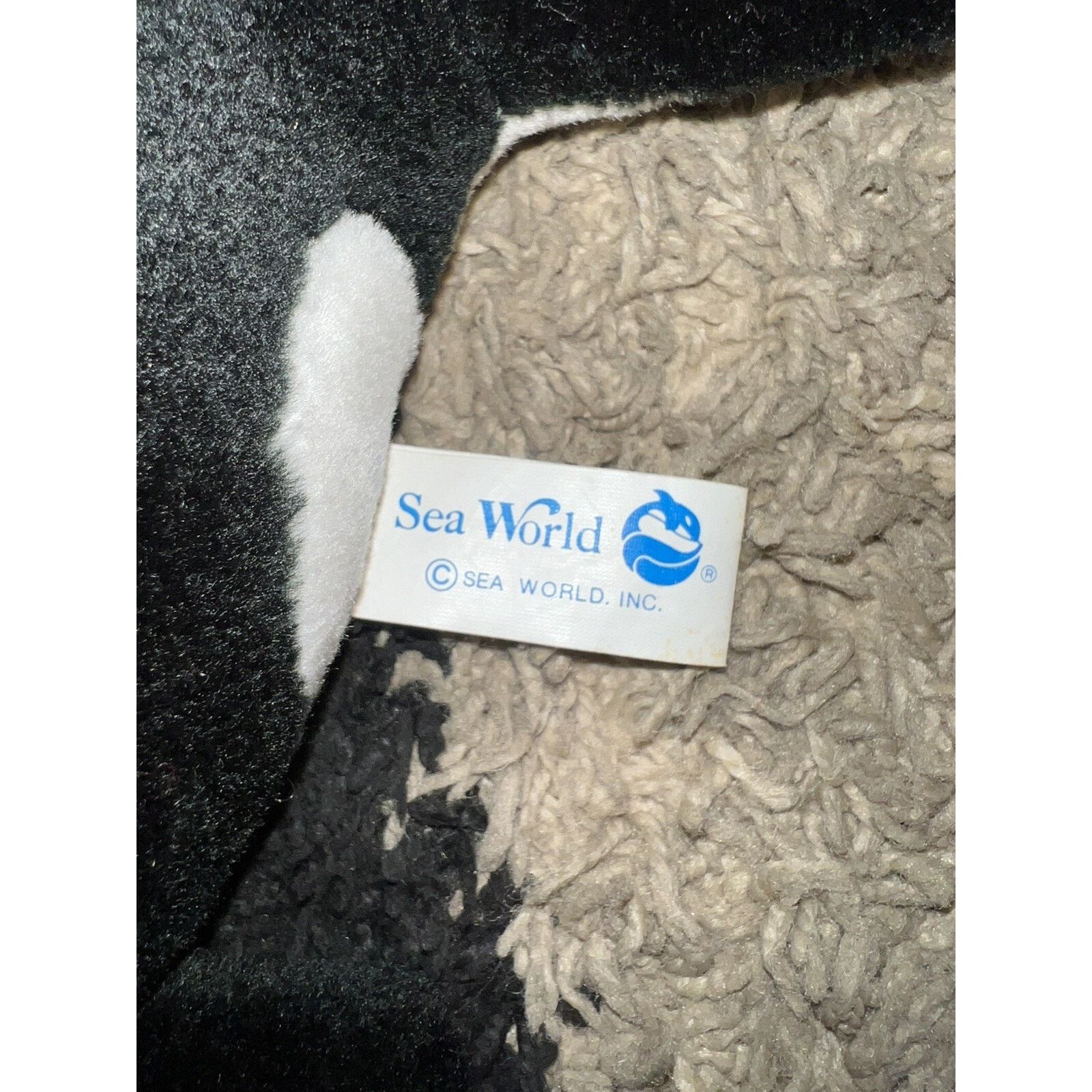 Other Vintage Sea World Shamu (Killer Whale) Plush w Original Tag! Size ONE SIZE - 8 Thumbnail