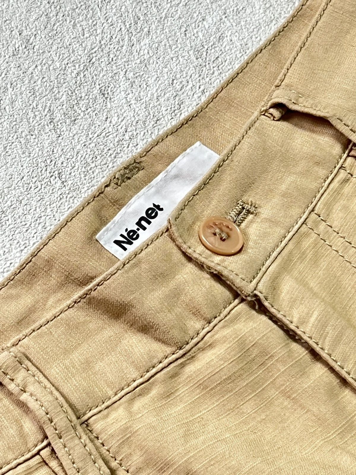 Vintage 🔥Ne-net by Issey Miyake (Cropped Pants Cargo)🔥 Size US 30 / EU 46 - 3 Thumbnail
